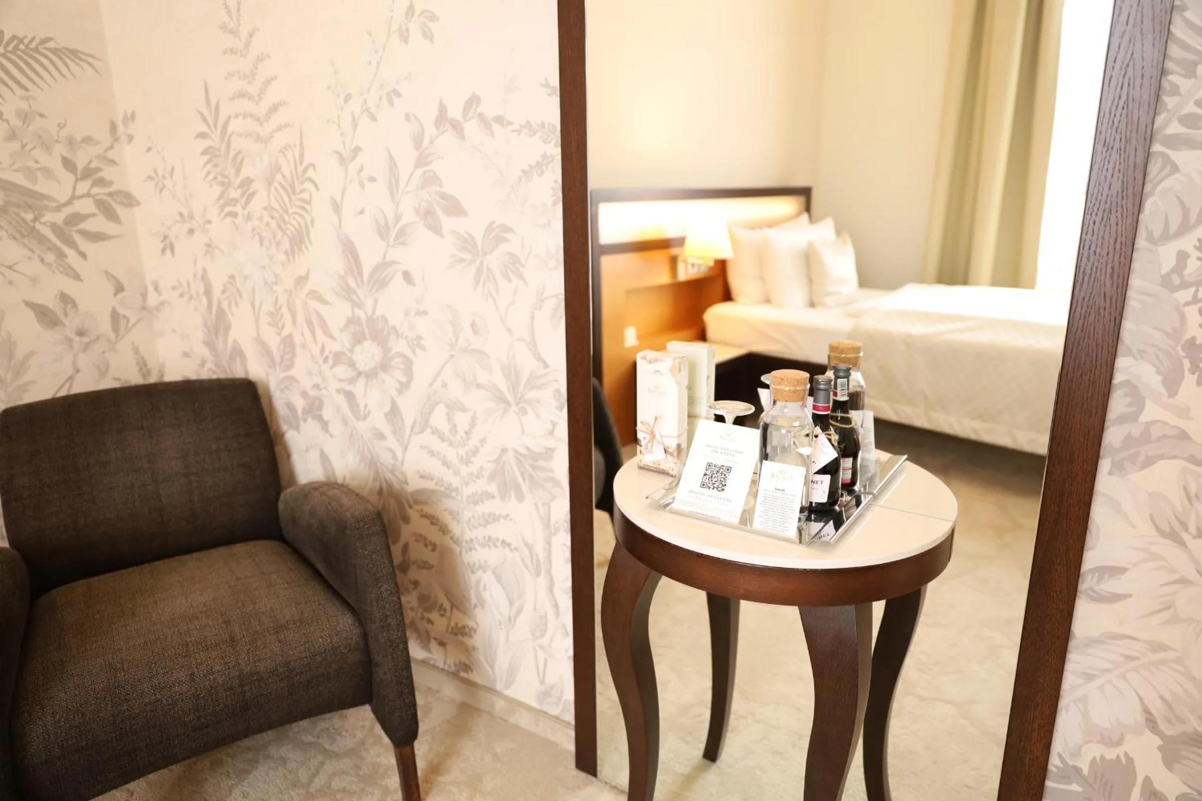 Photo of the whole room, Bed in Boutique Hotel Dubná Skala