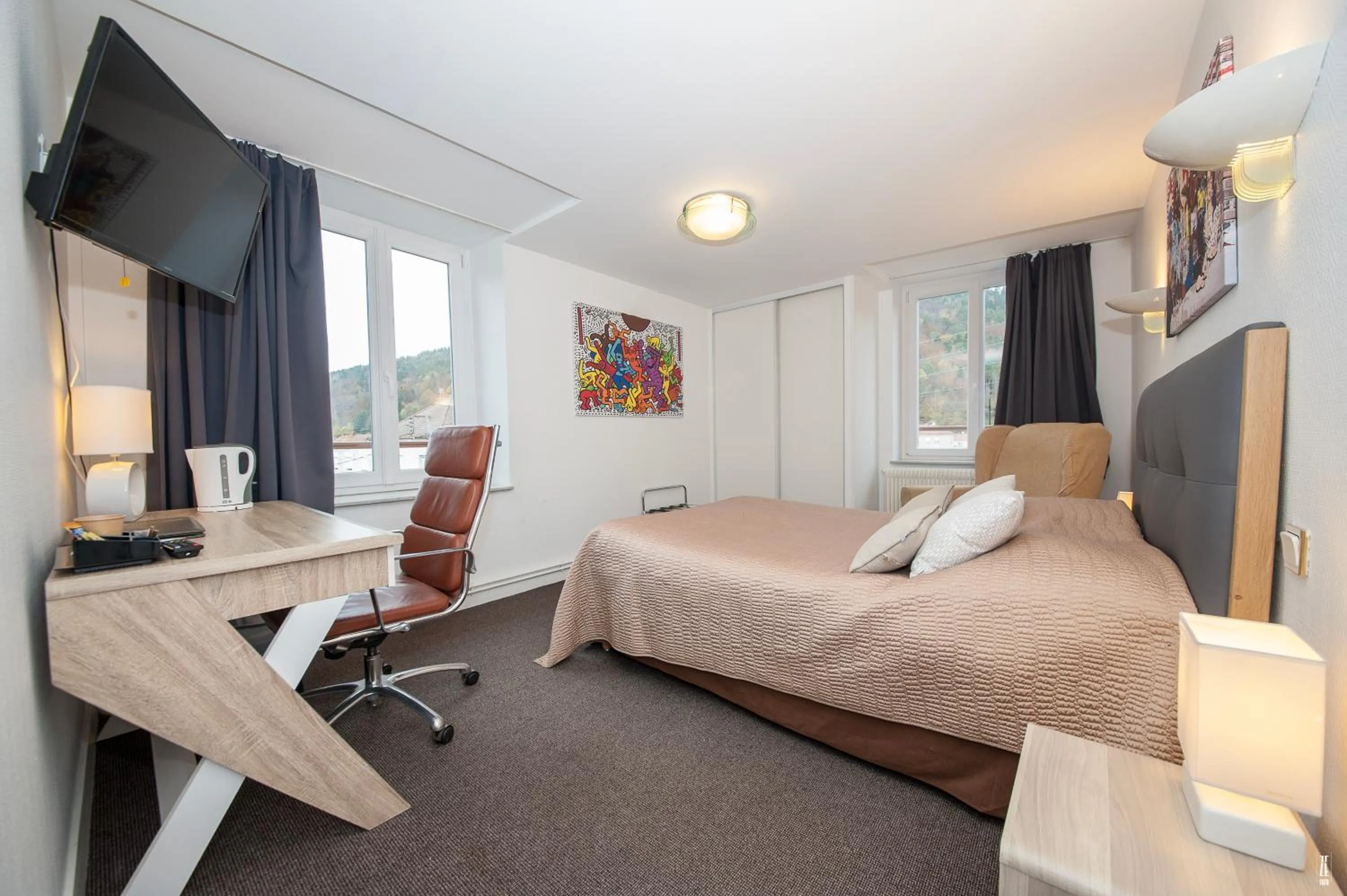 Bed in Relais Lorraine Alsace Pere & Fils