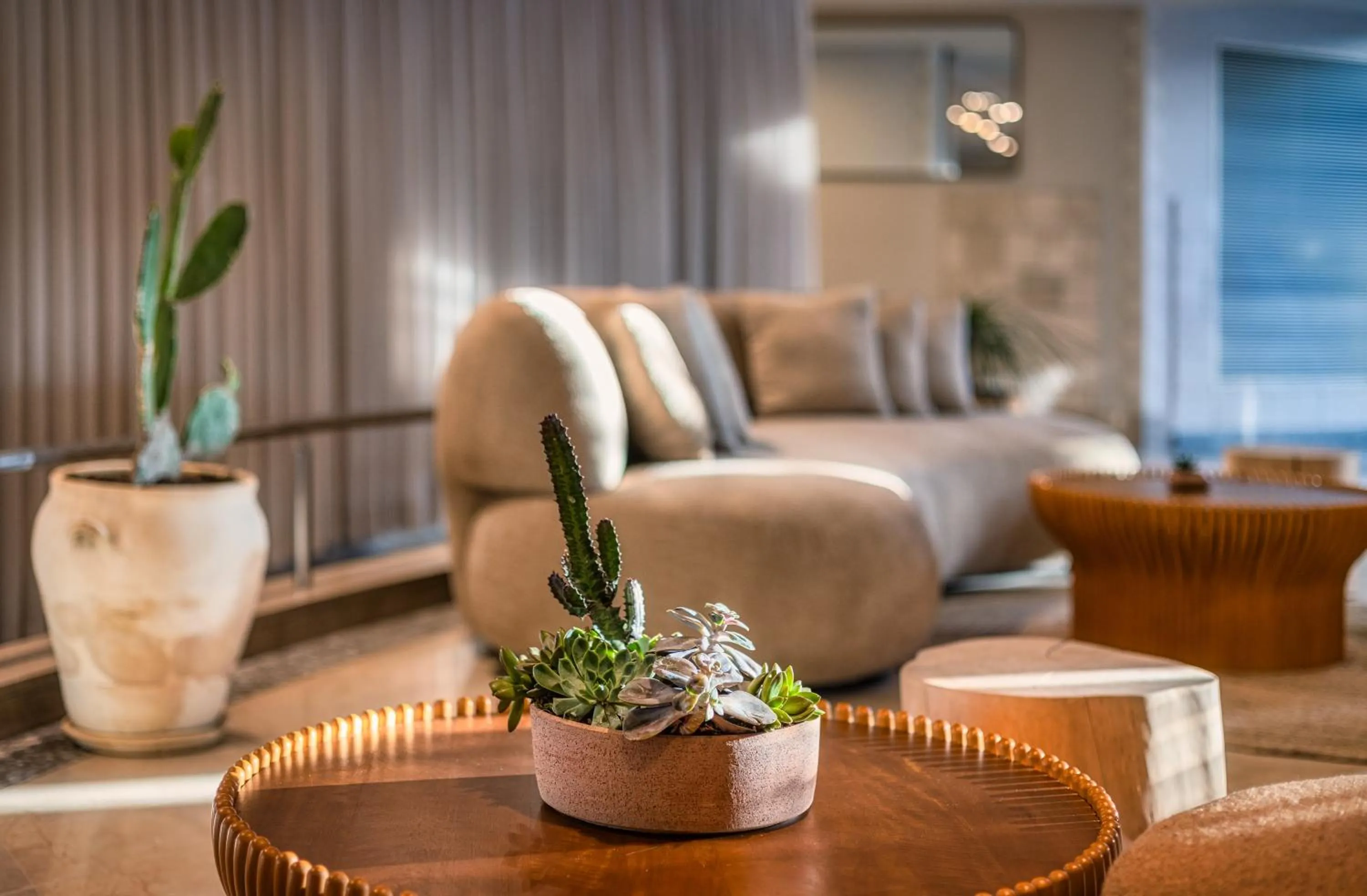 Seating area in Brown Red Sea