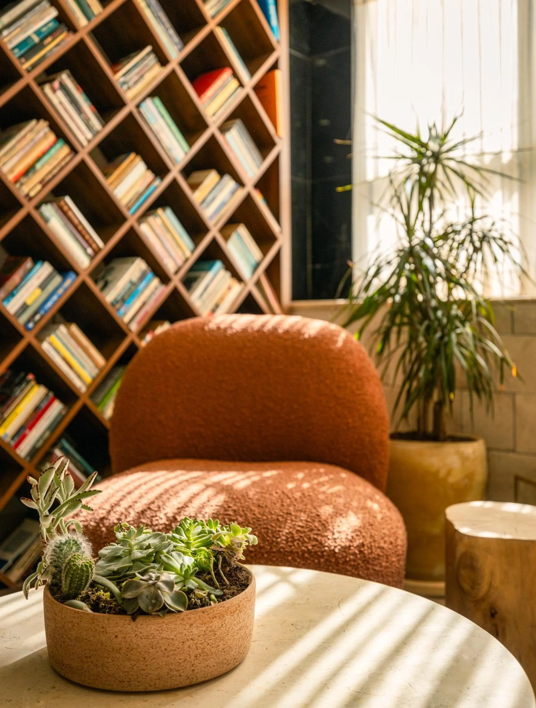 Seating area in Brown Red Sea