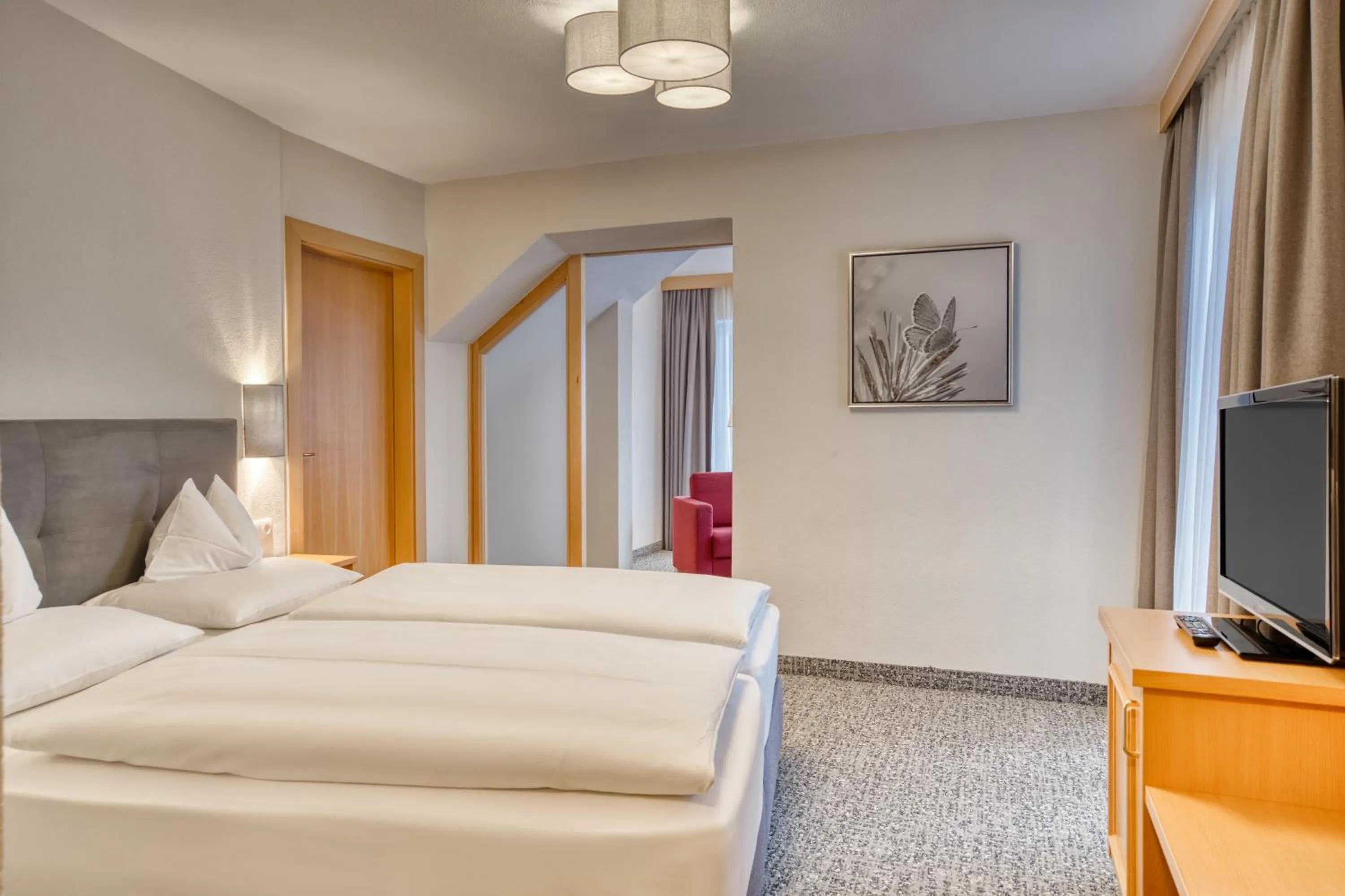 Bed in Parkhotel Seefeld