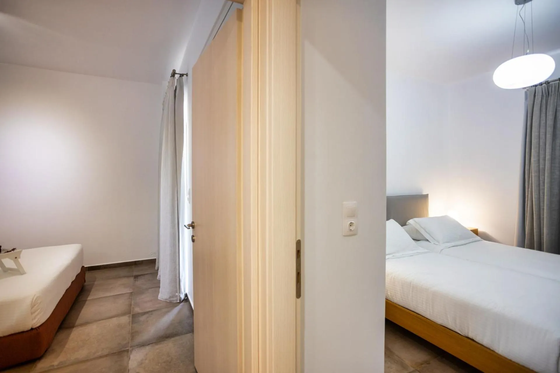 Bed in "Thea" Luxury Apartments with great View