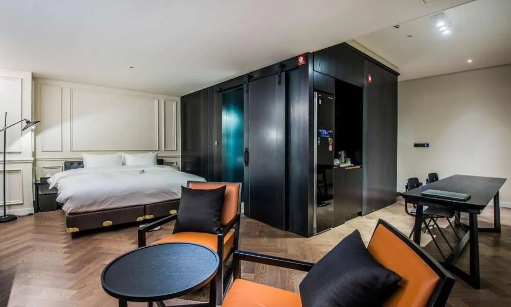 Bed in Rivertain Hotel