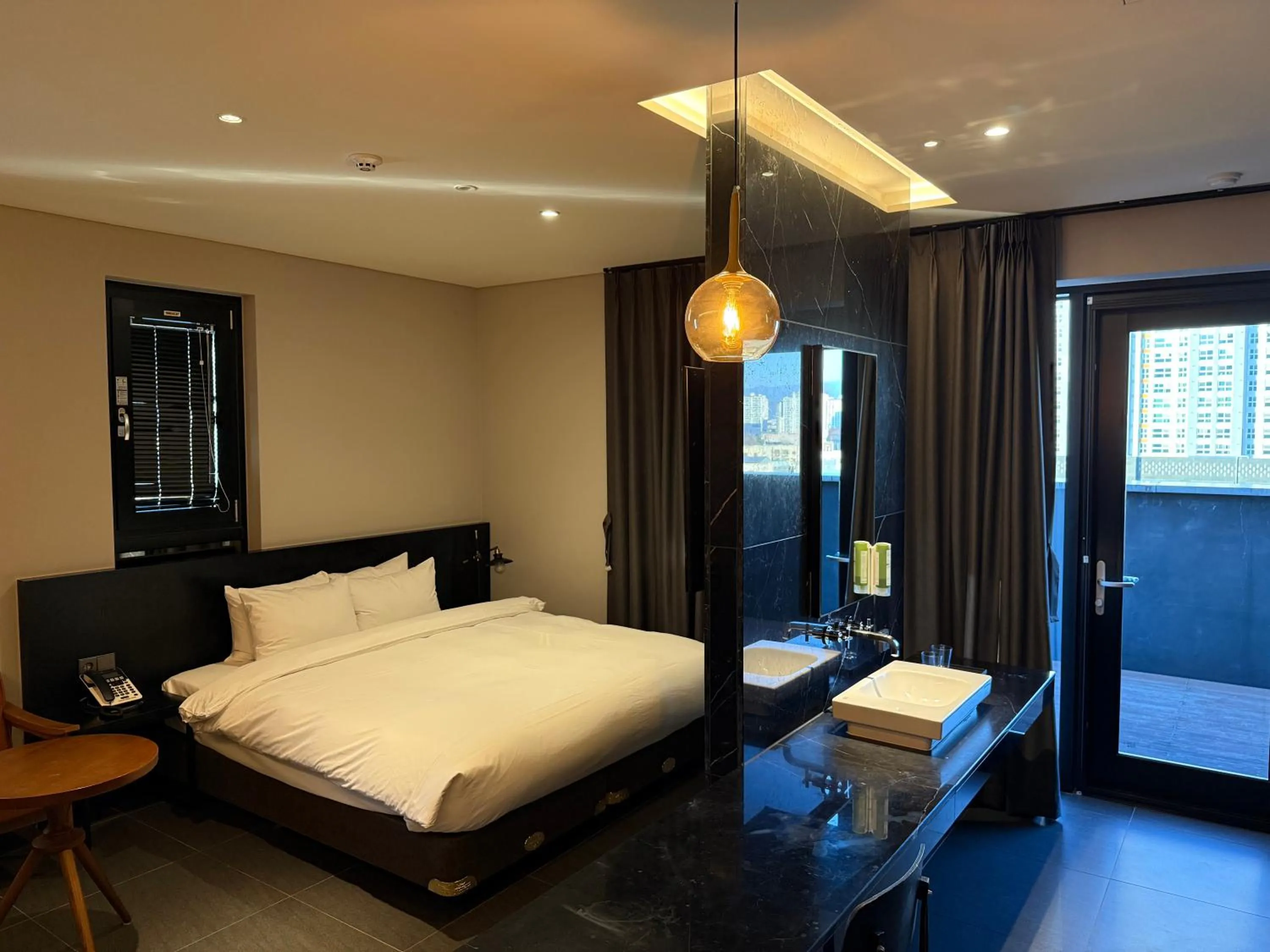 Bed in Rivertain Hotel