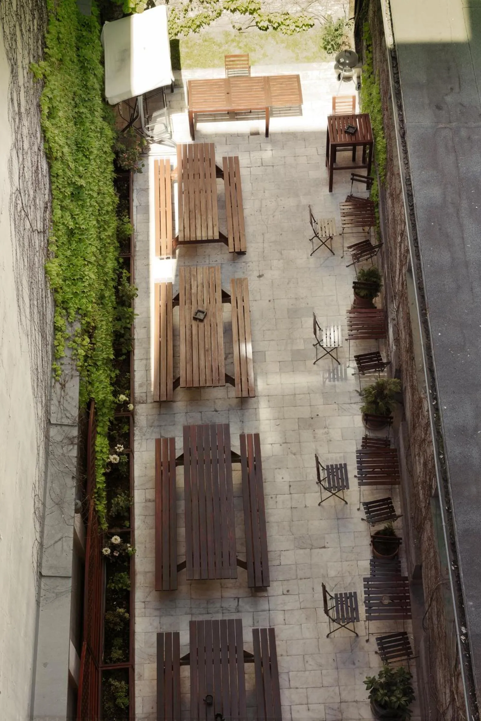 Patio in Patio Hostel