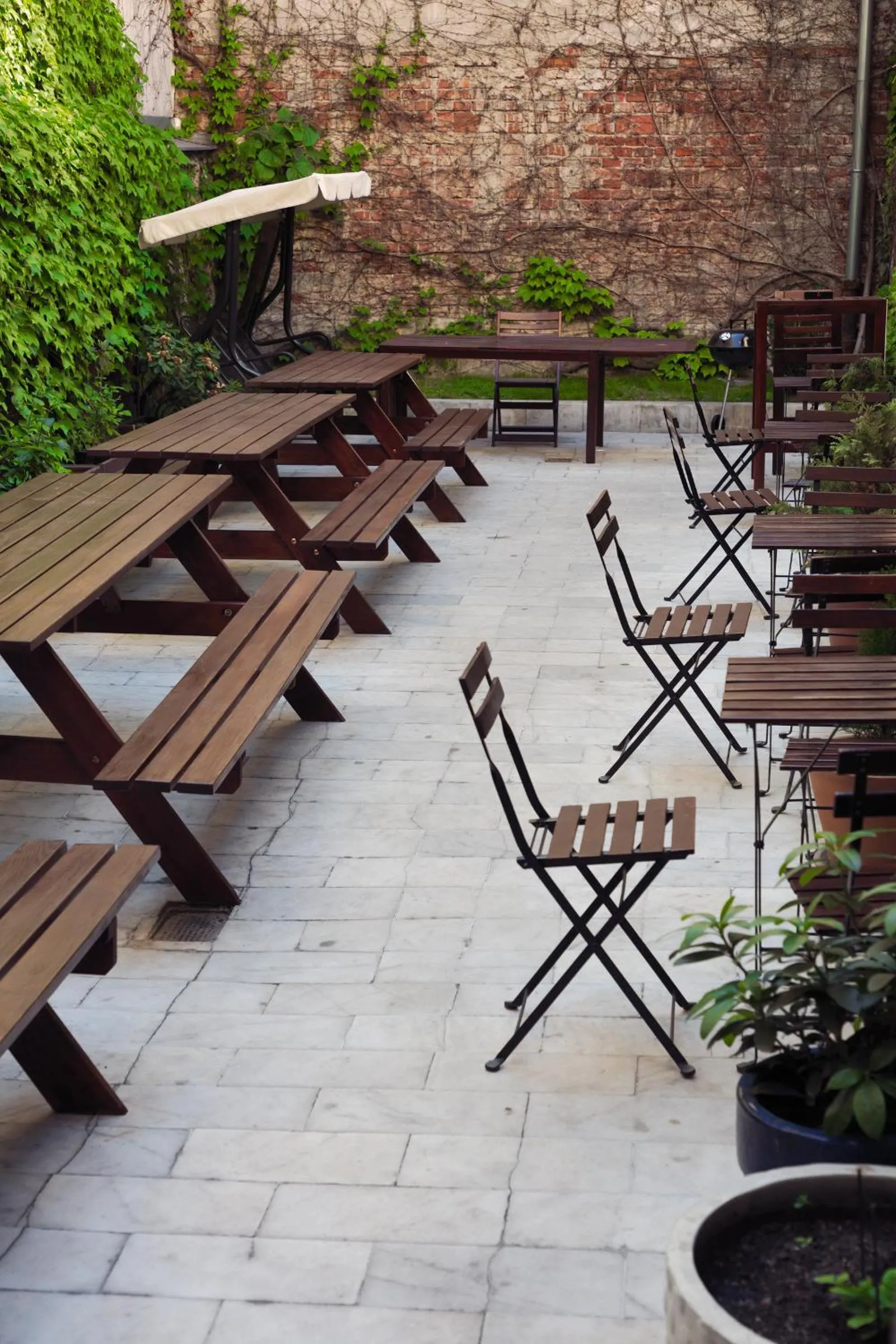 Patio in Patio Hostel