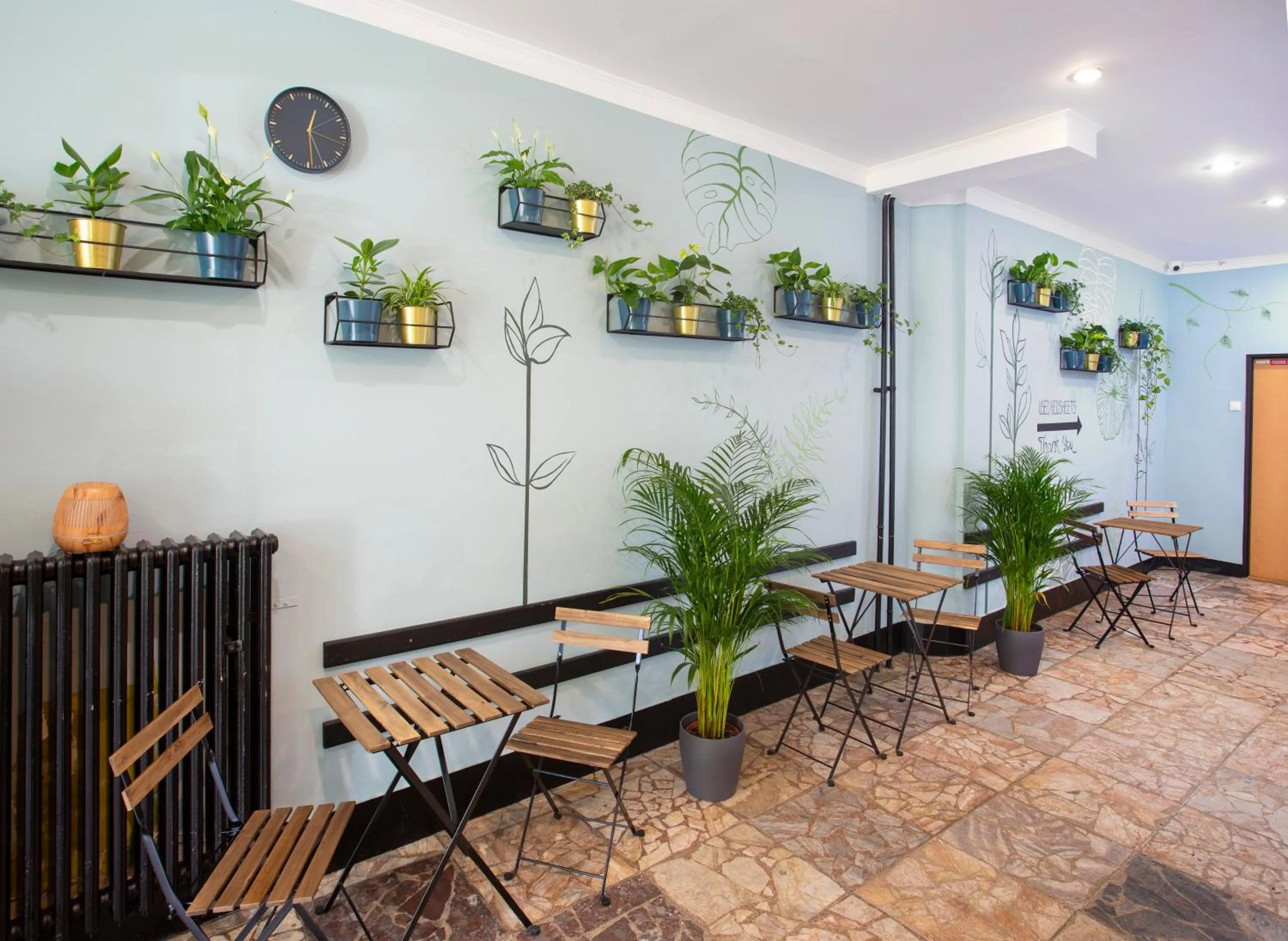 Lobby or reception in Patio Hostel