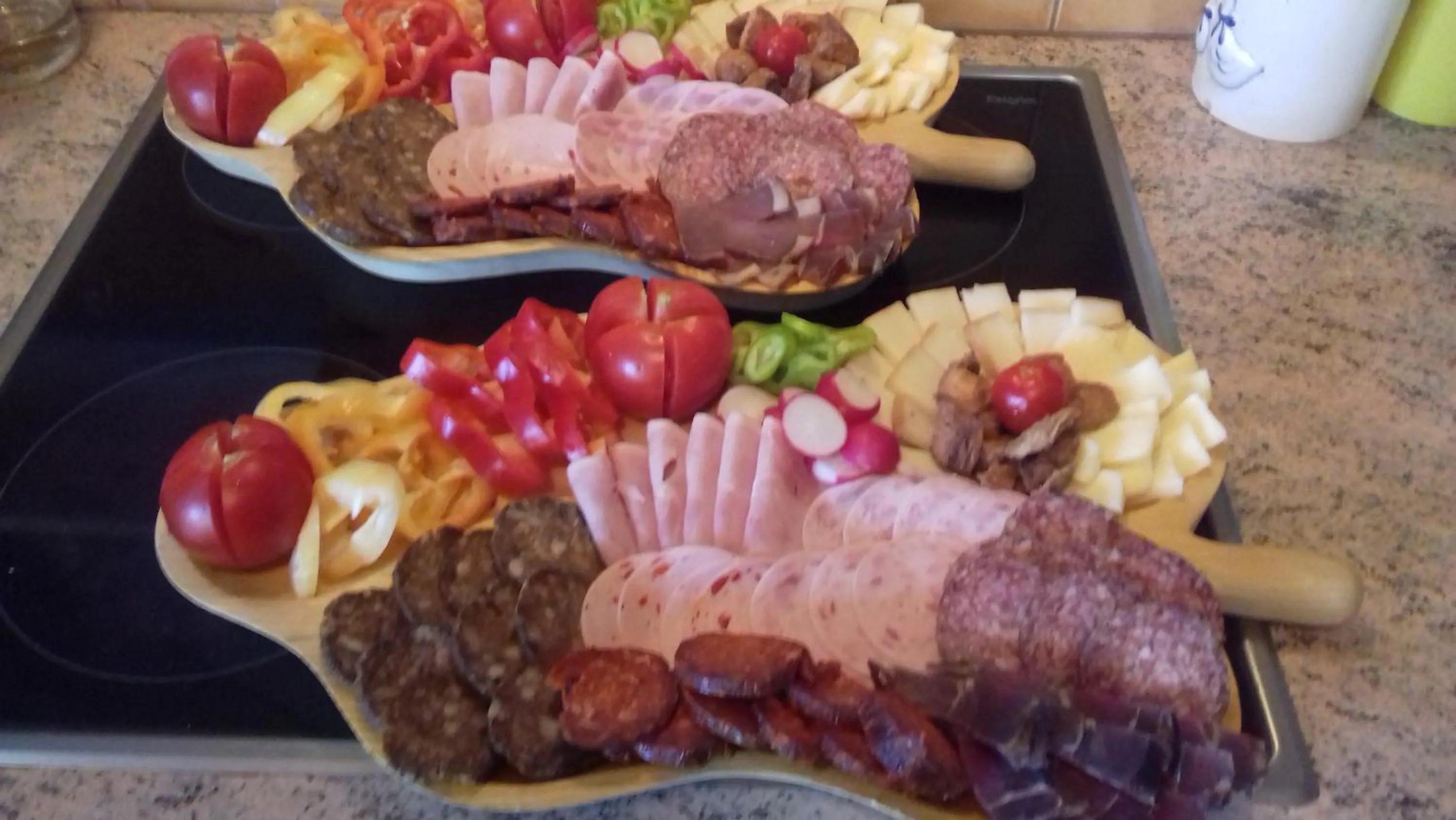 Continental breakfast in Burai Vendégház