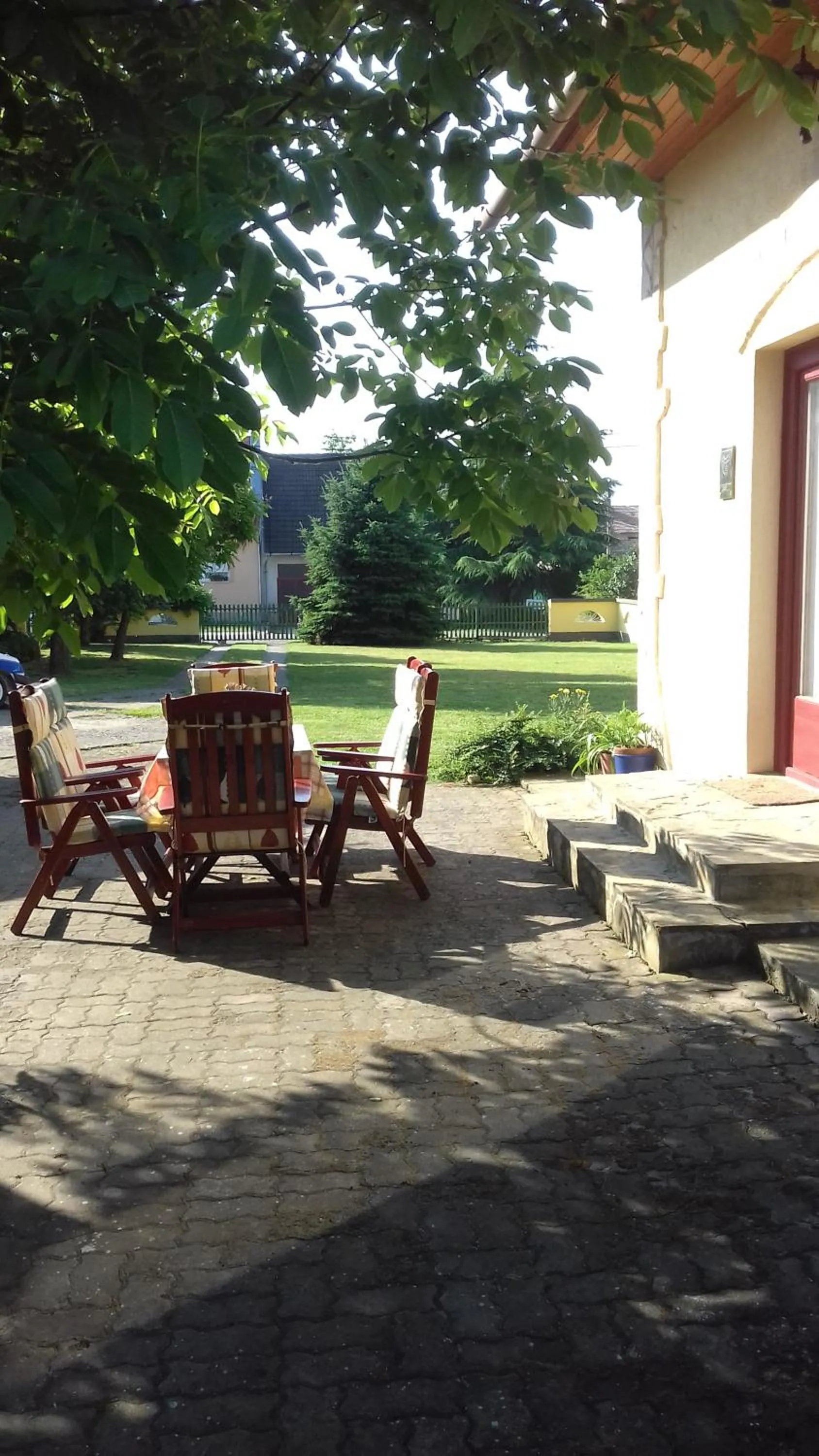 Garden view in Burai Vendégház