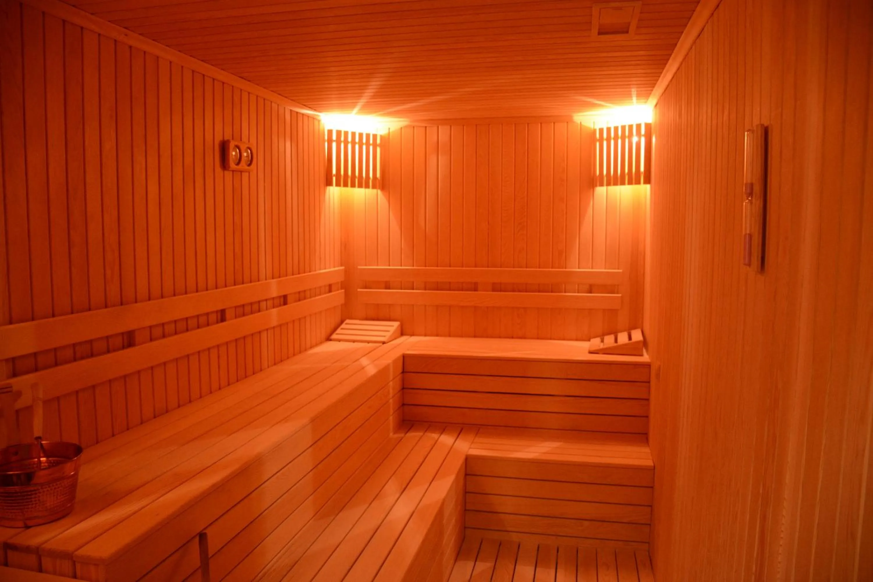 Sauna in Heybeli Hotel