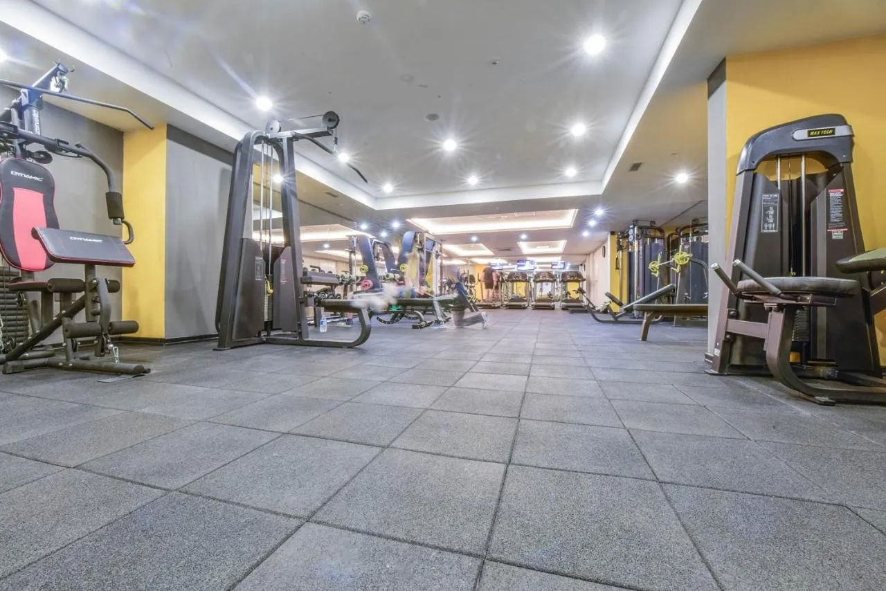 Fitness centre/facilities in Heybeli Hotel