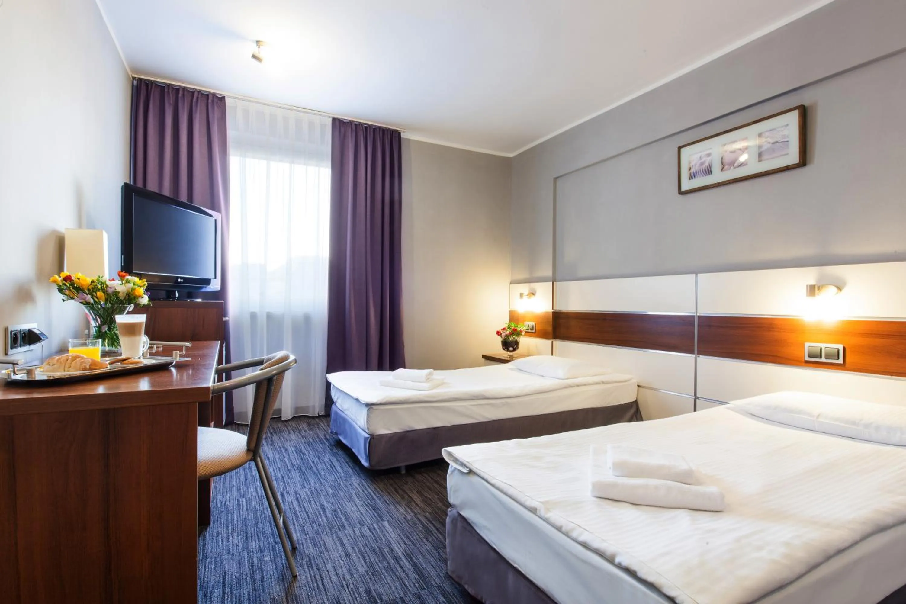 Standard Twin Room - single occupancy in Hotel Tychy