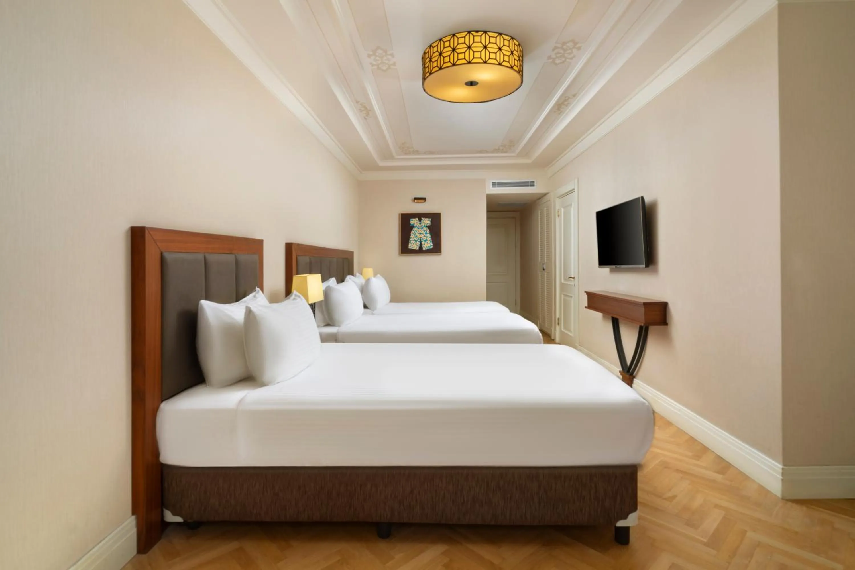 Bed in Golden Age Hotel Taksim