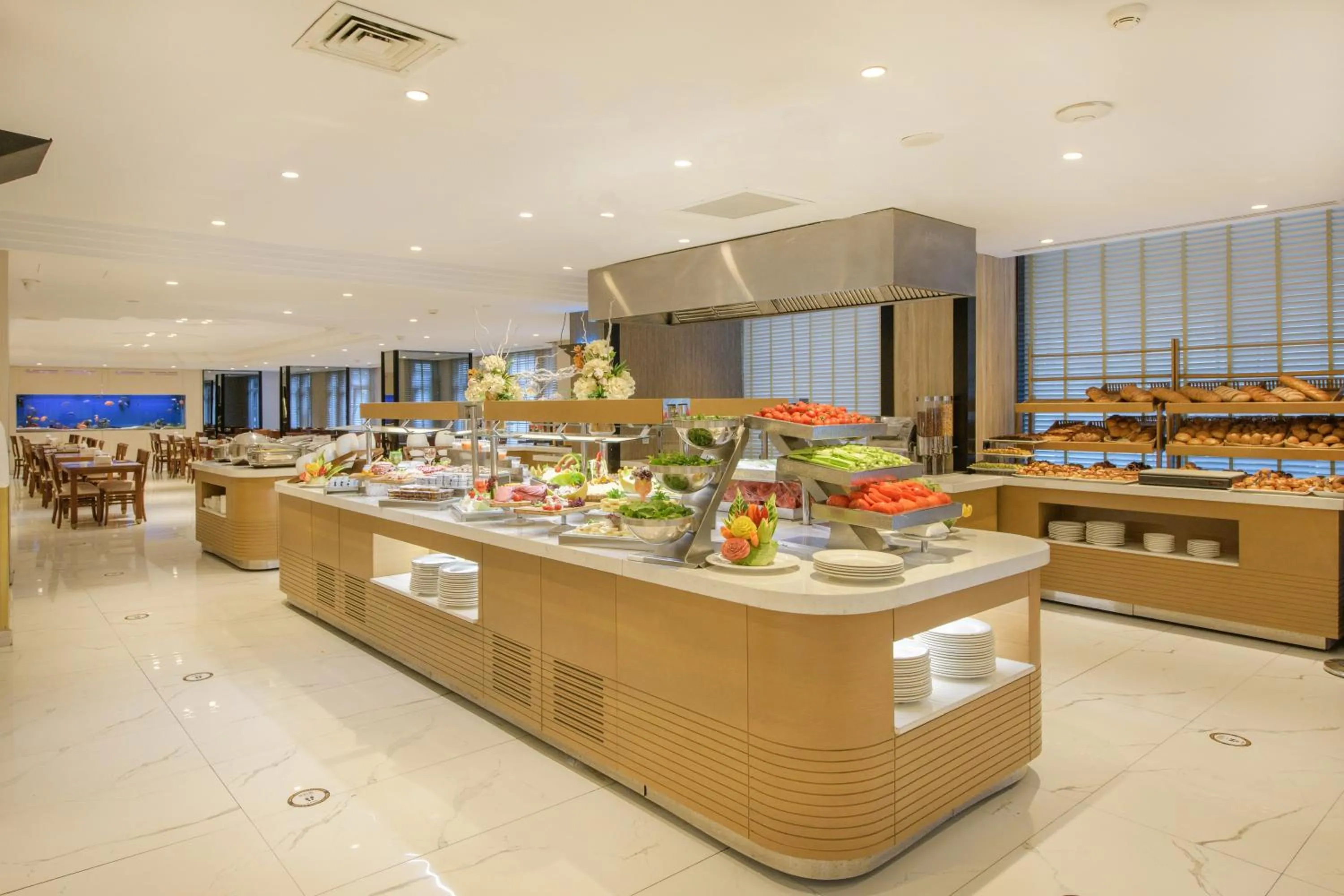 Buffet breakfast in Golden Age Hotel Taksim