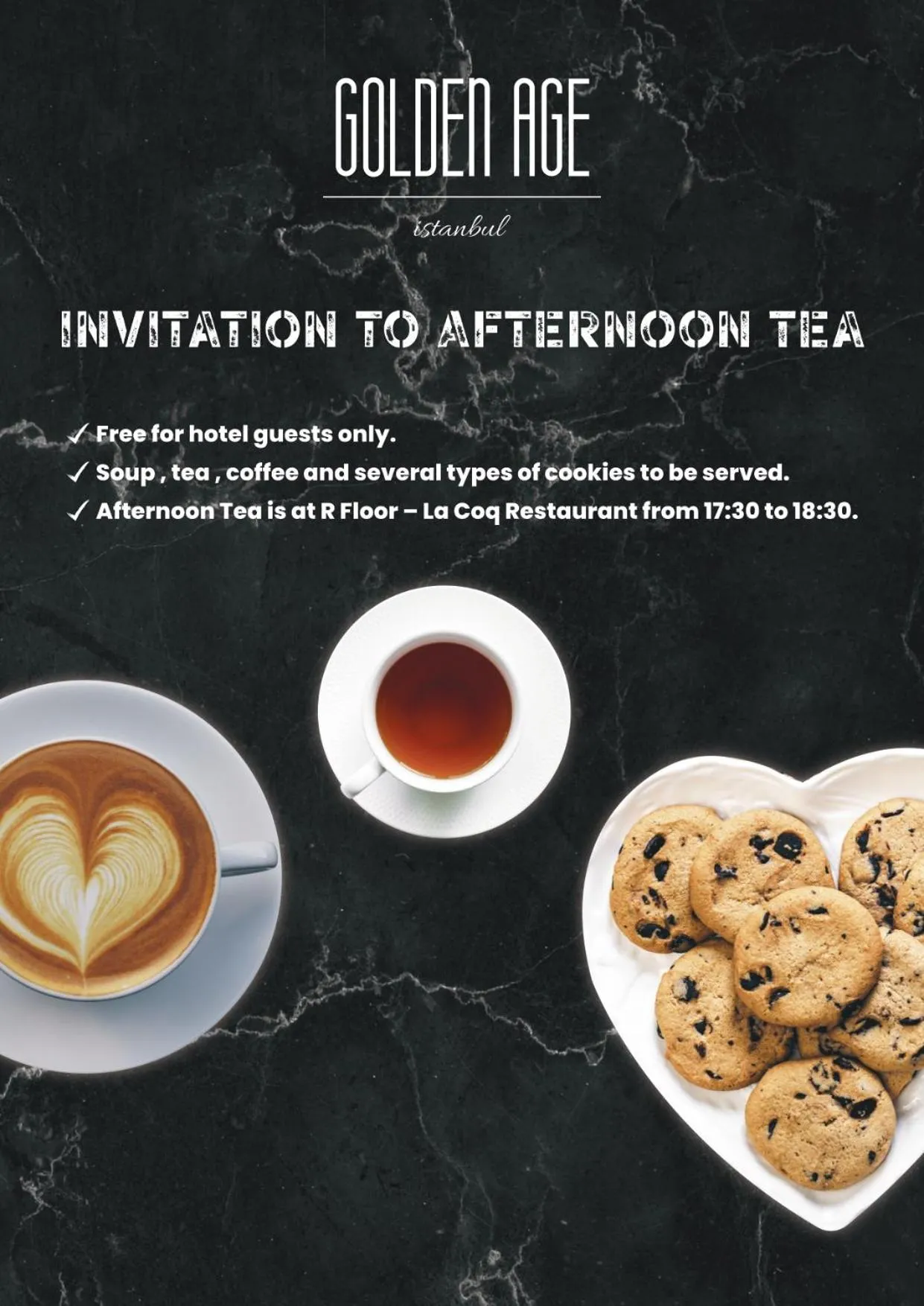 Restaurant/places to eat in Golden Age Hotel Taksim