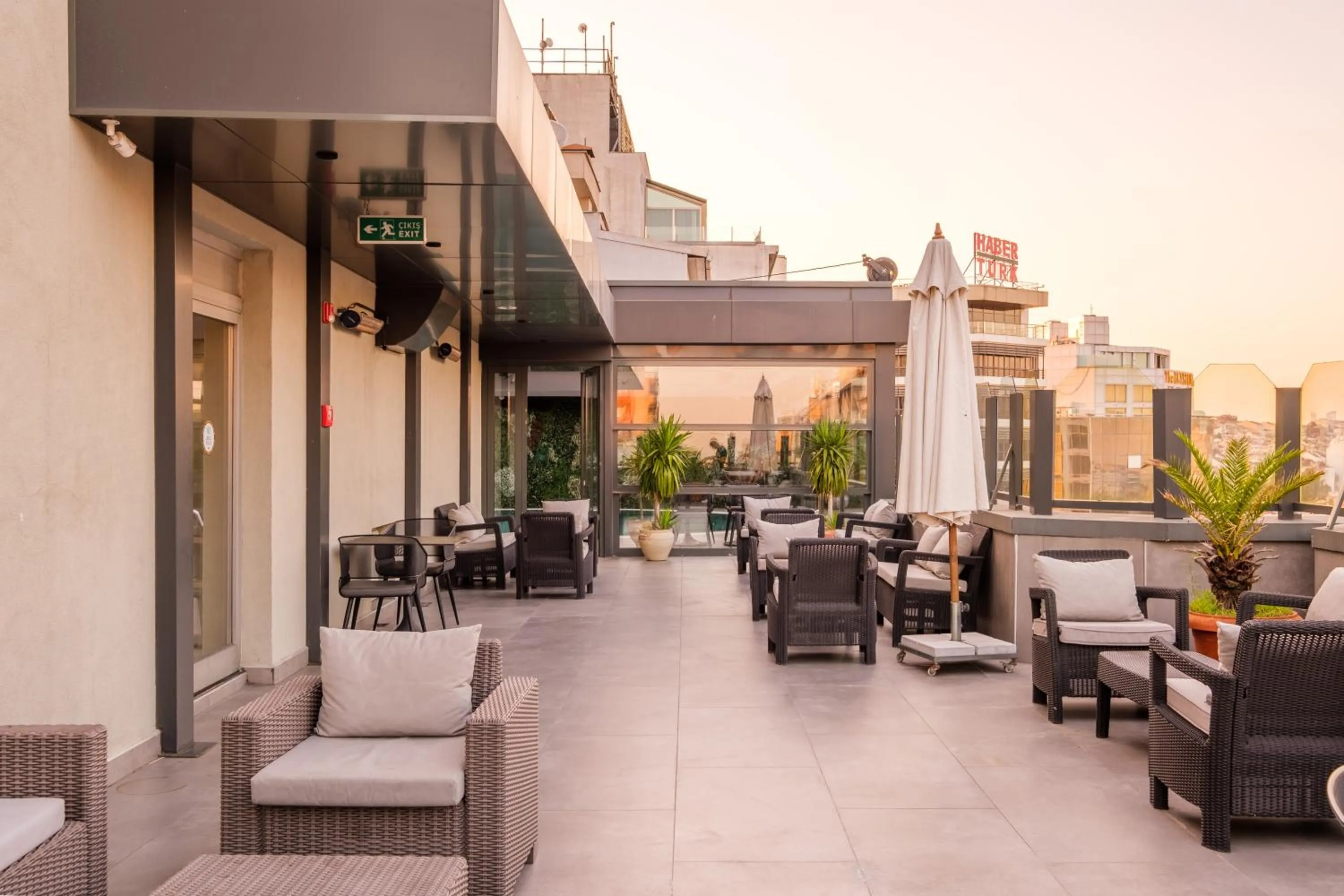 Balcony/Terrace in Golden Age Hotel Taksim