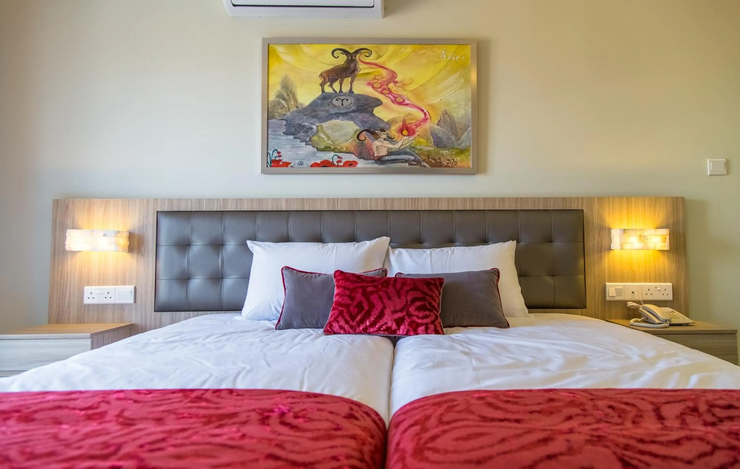 Bedroom, Bed in Zodiac Hotel Apartments