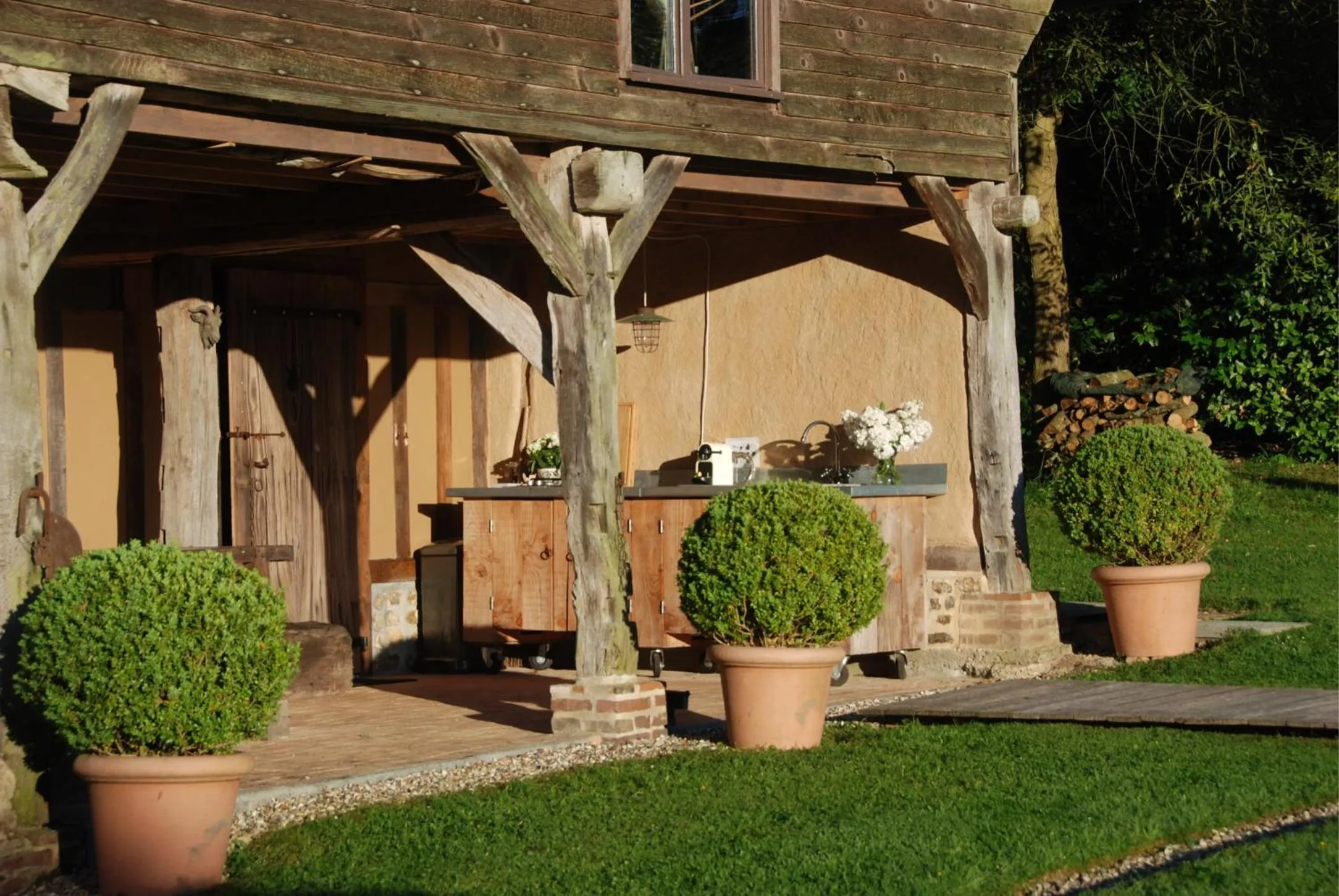 Balcony/Terrace in Bergerie de la Moutonnière