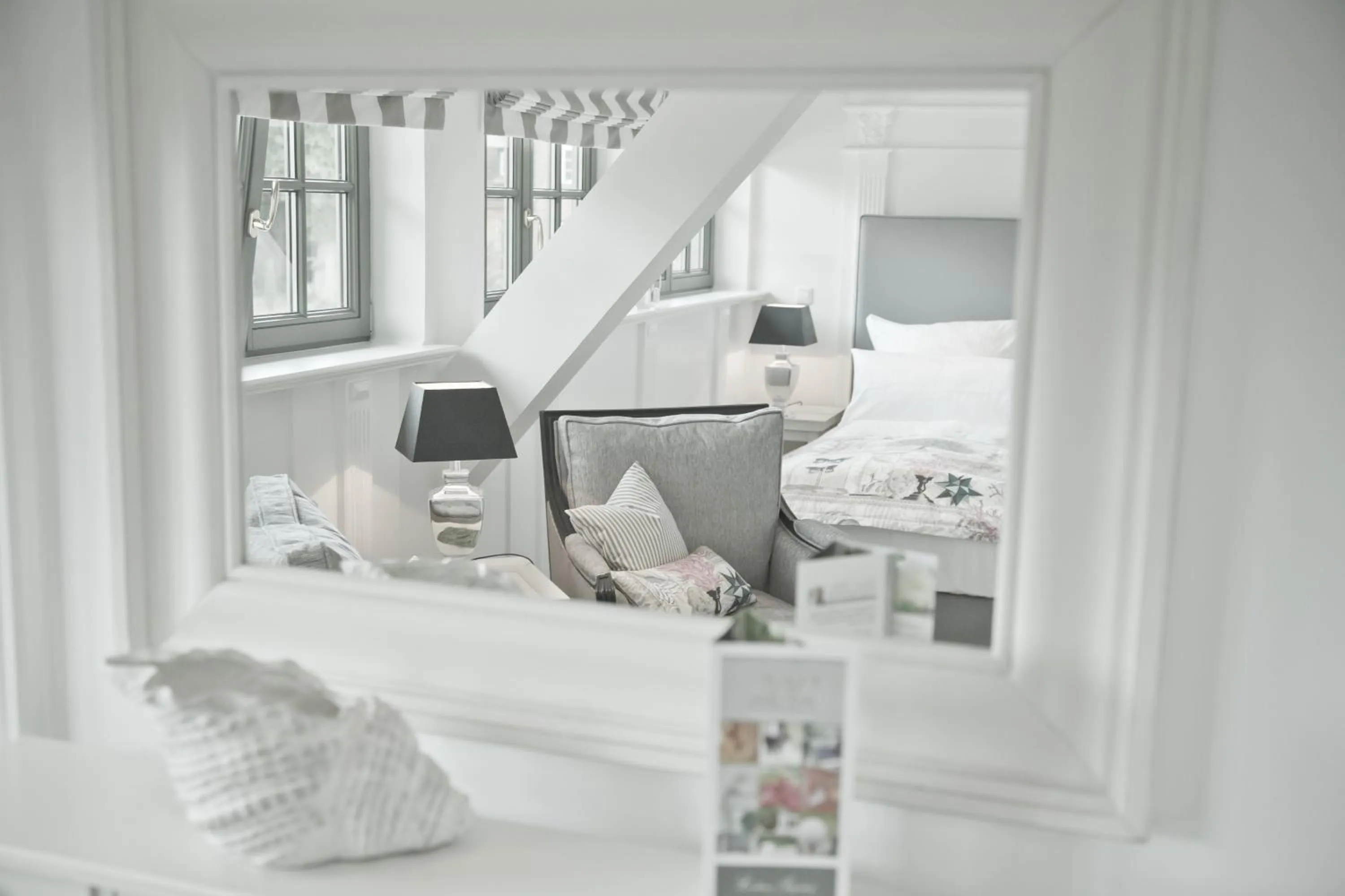 Photo of the whole room, Bed in Landhaus Töpferhof bei Travemünde