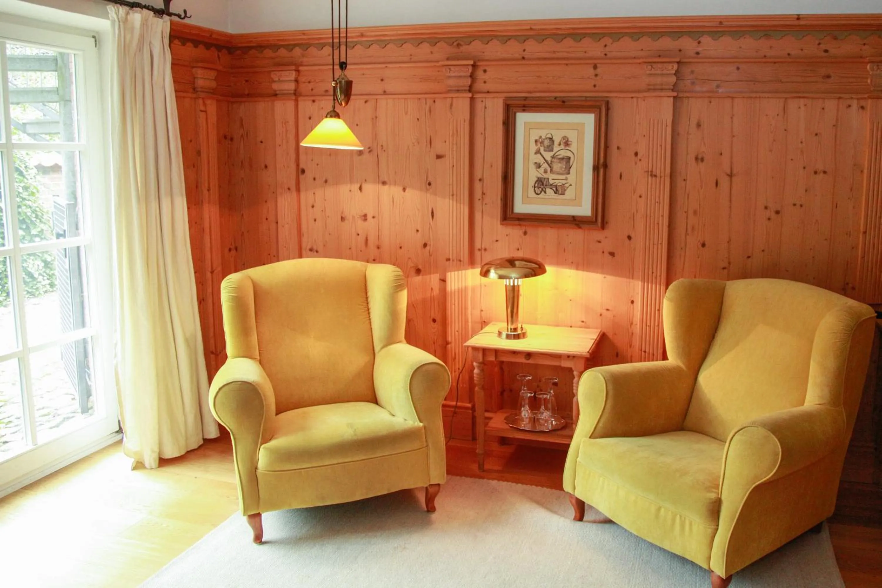 Living room in Landhaus Töpferhof bei Travemünde