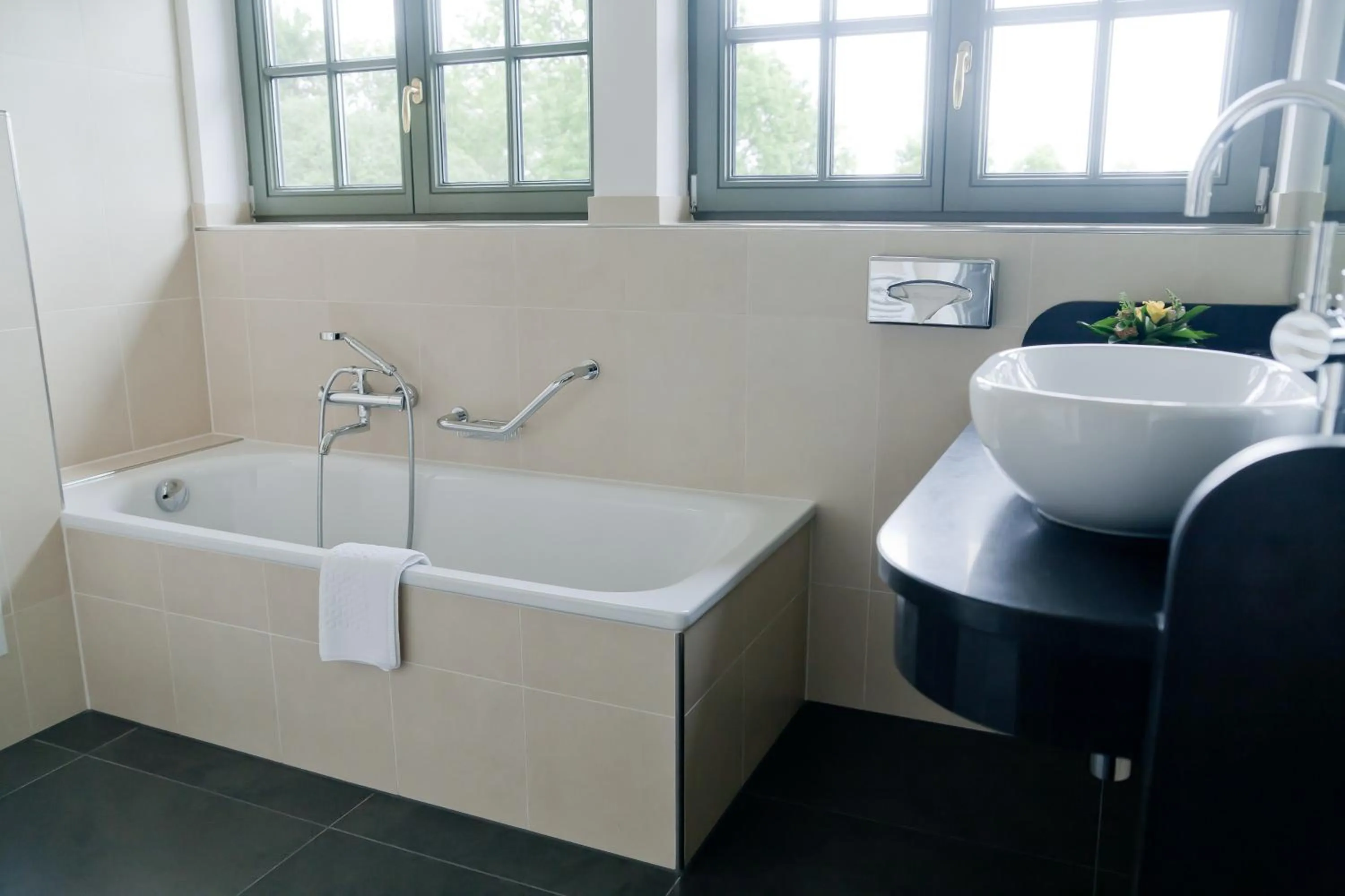 Bathroom in Landhaus Töpferhof bei Travemünde