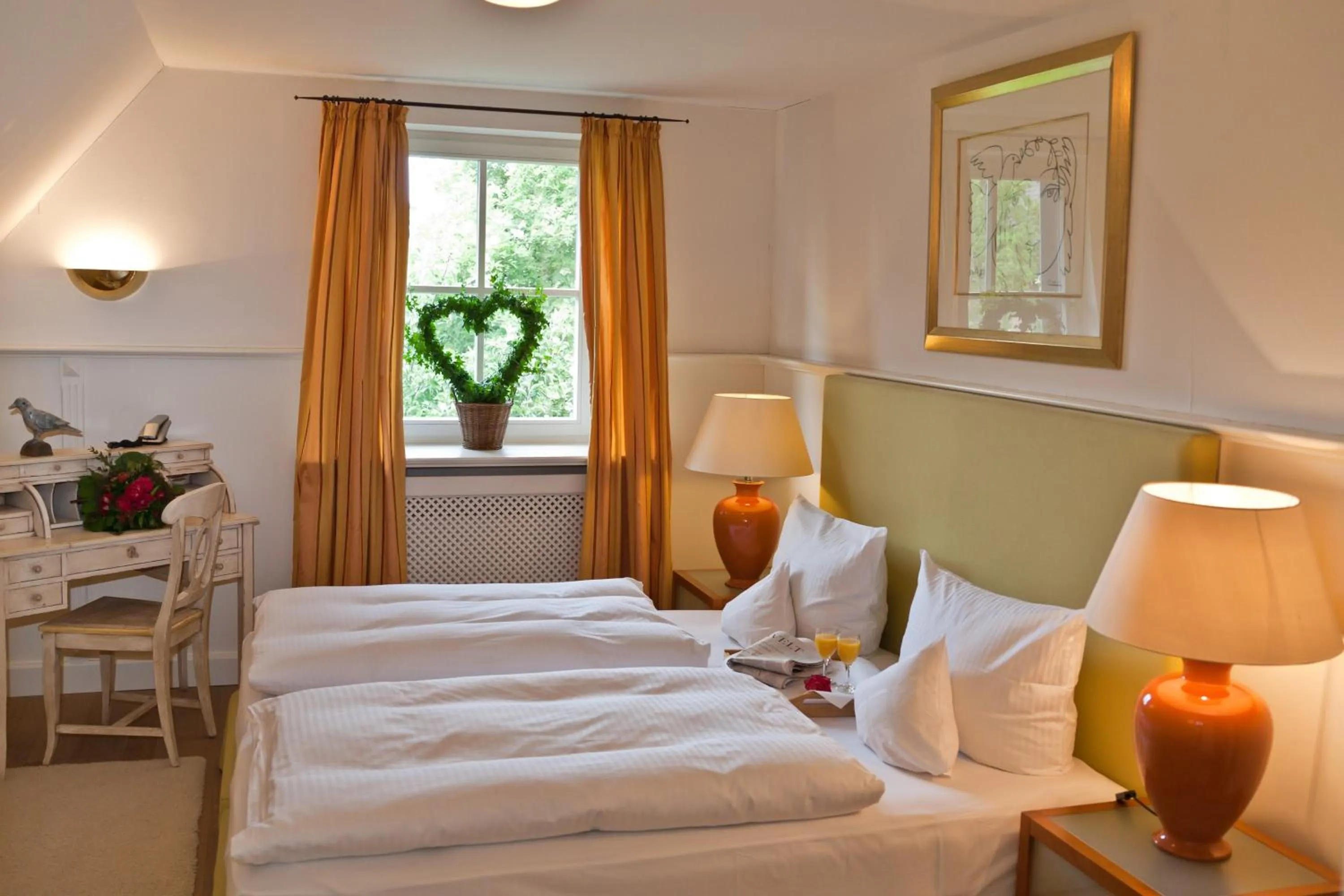 Bed in Landhaus Töpferhof bei Travemünde