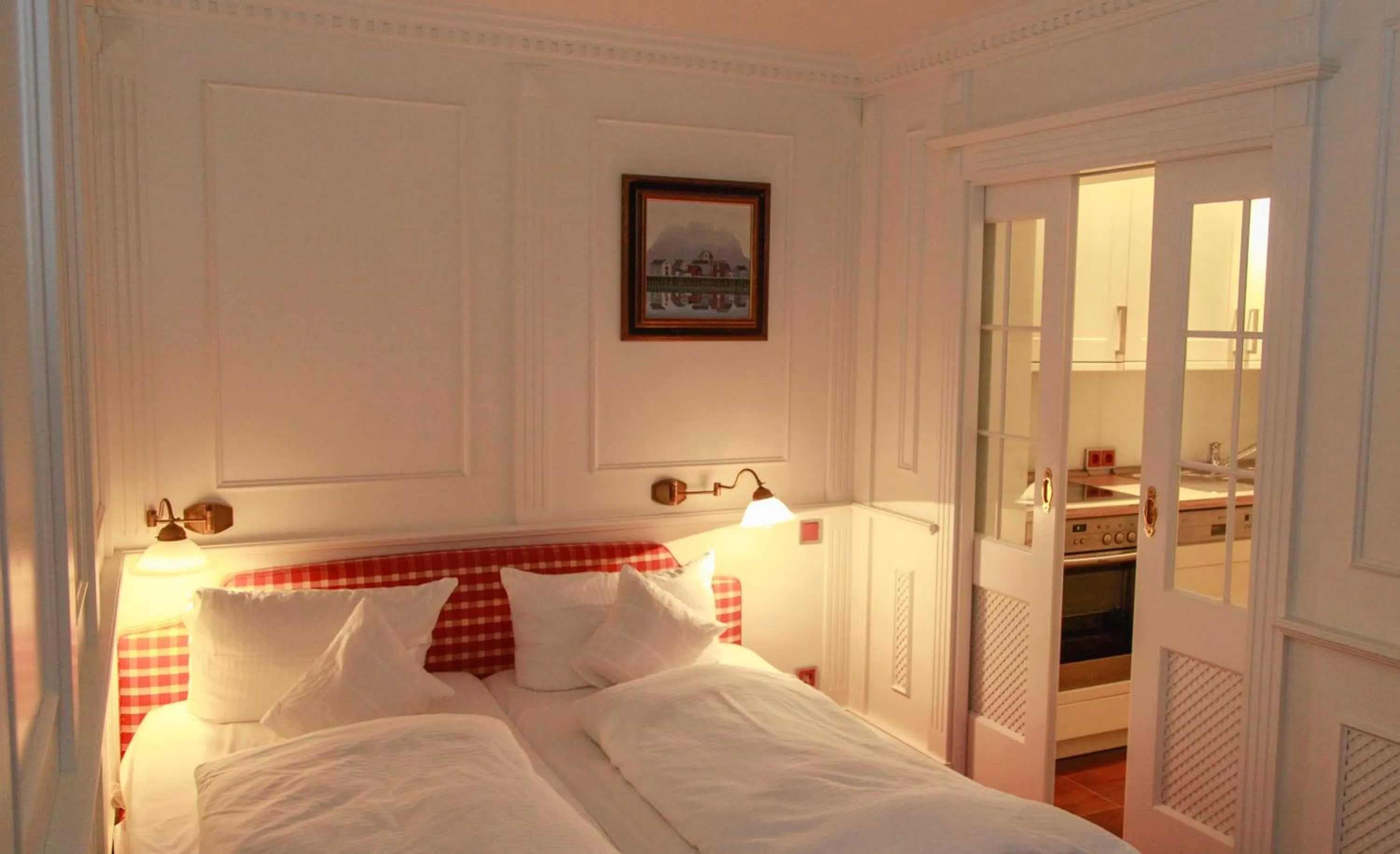 Bed in Landhaus Töpferhof bei Travemünde