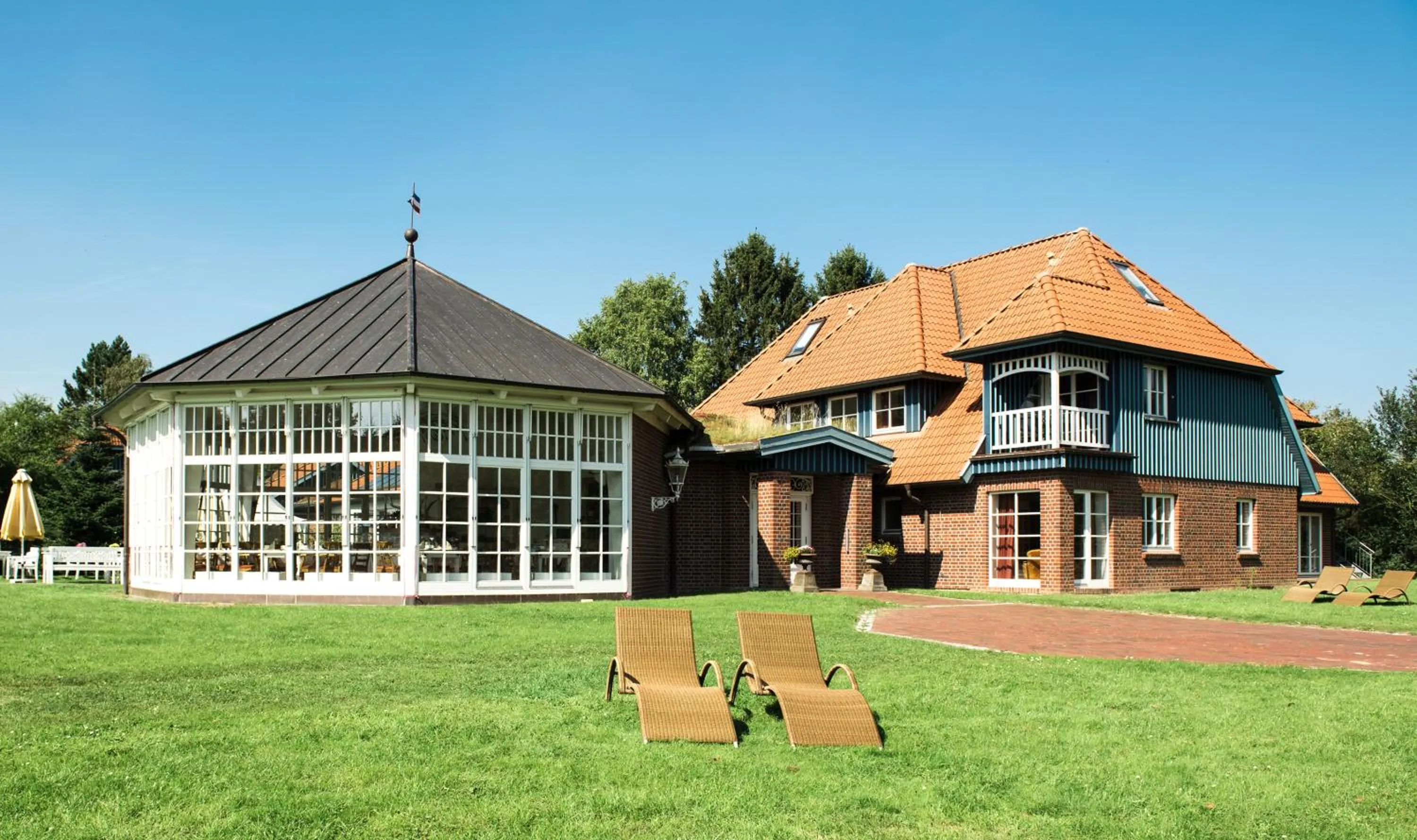 Garden in Landhaus Töpferhof bei Travemünde
