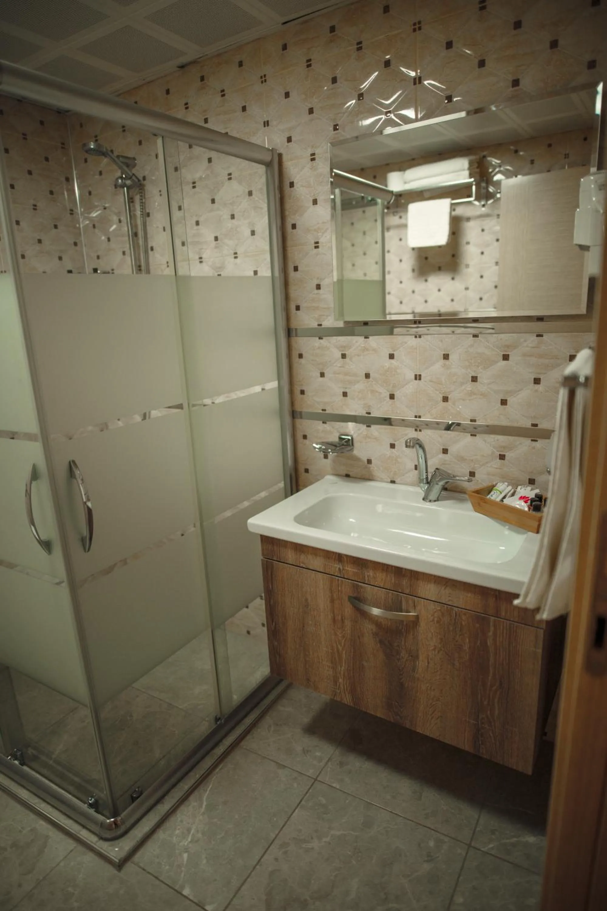 Bathroom in Line Suite Hotel