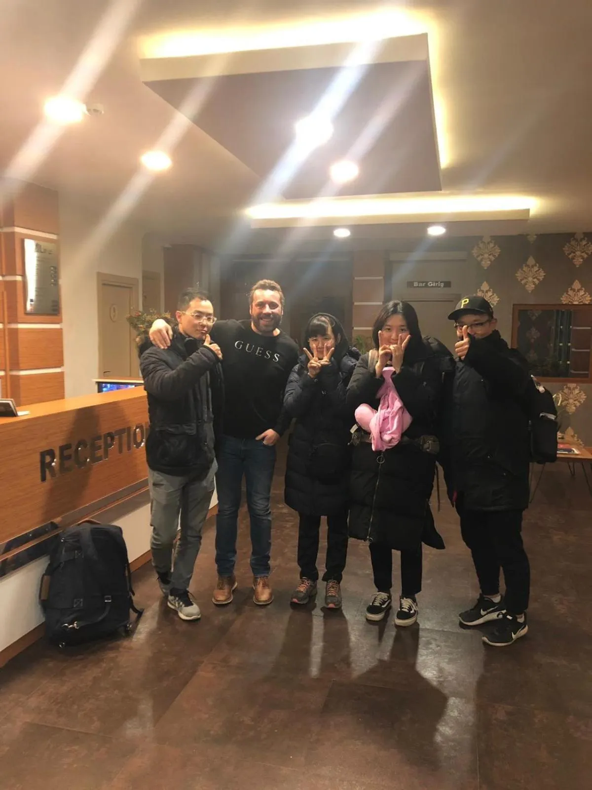 People in Line Suite Hotel