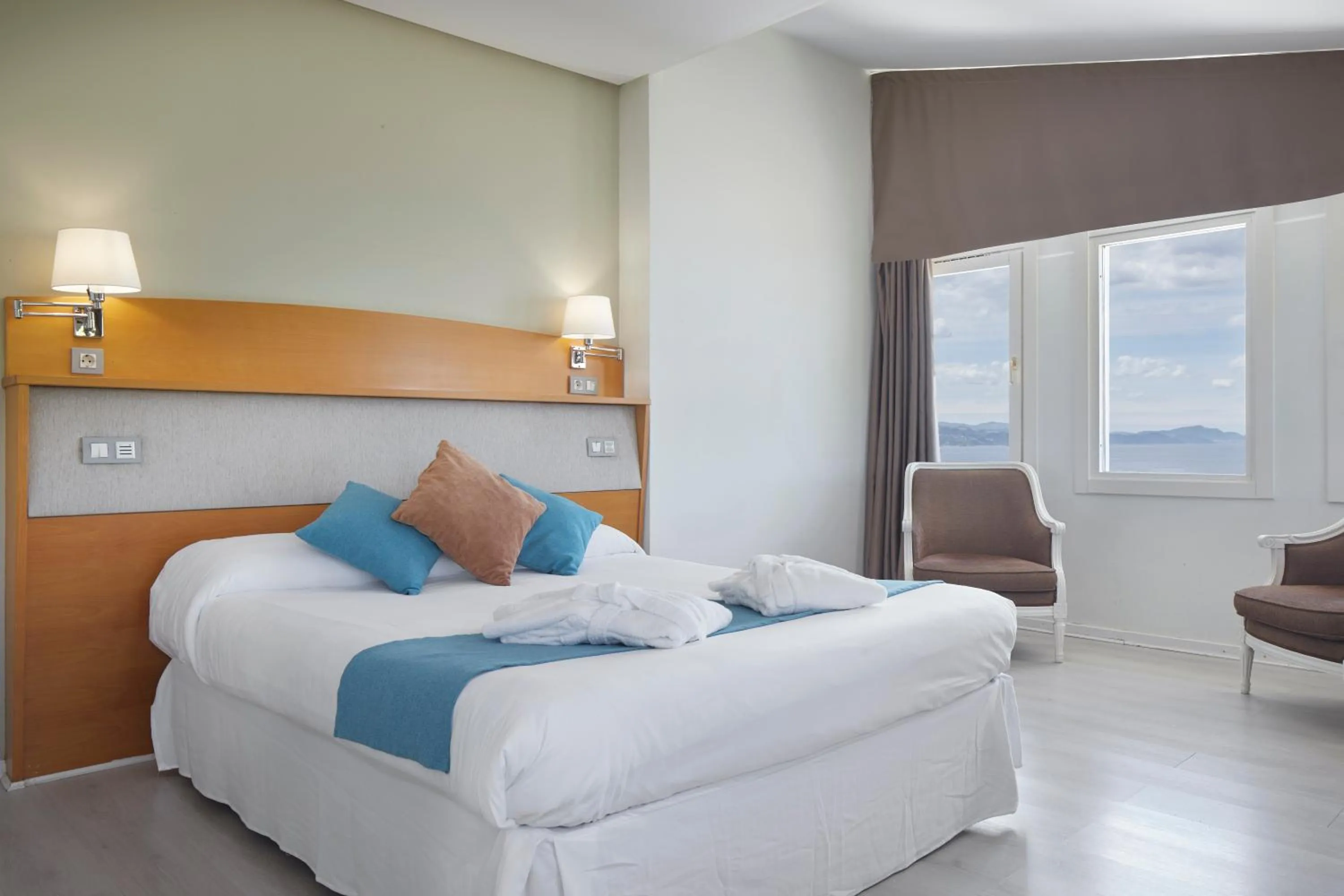 Sea view, Bed in Hotel & Talasoterapia Zelai