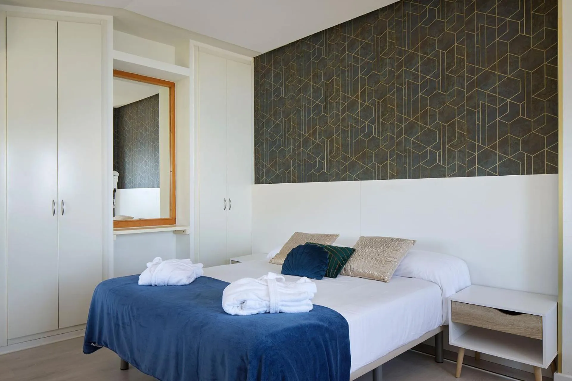 Bed in Hotel & Talasoterapia Zelai