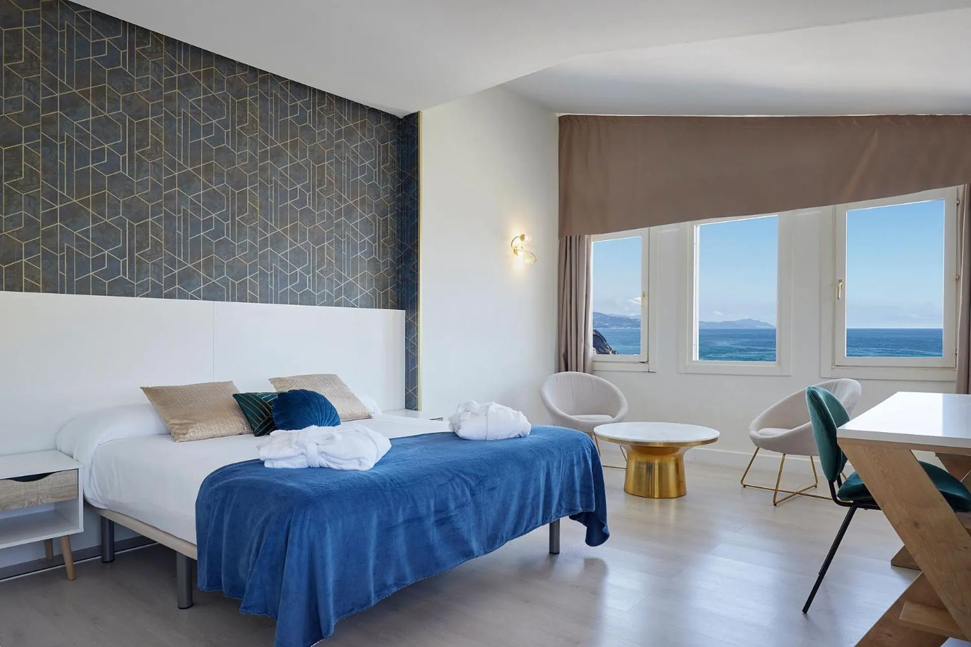 Bed in Hotel & Talasoterapia Zelai