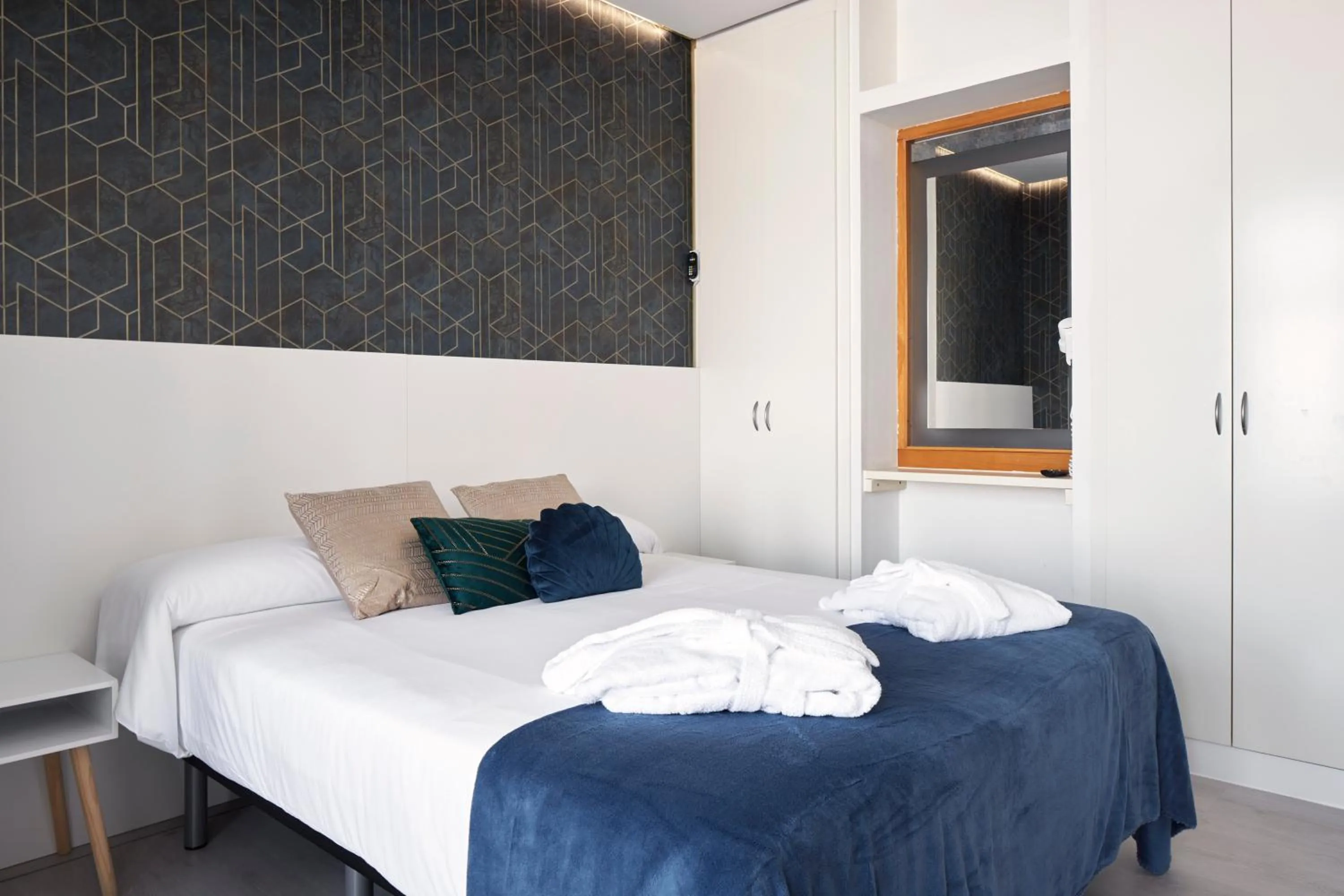 Bed in Hotel & Talasoterapia Zelai