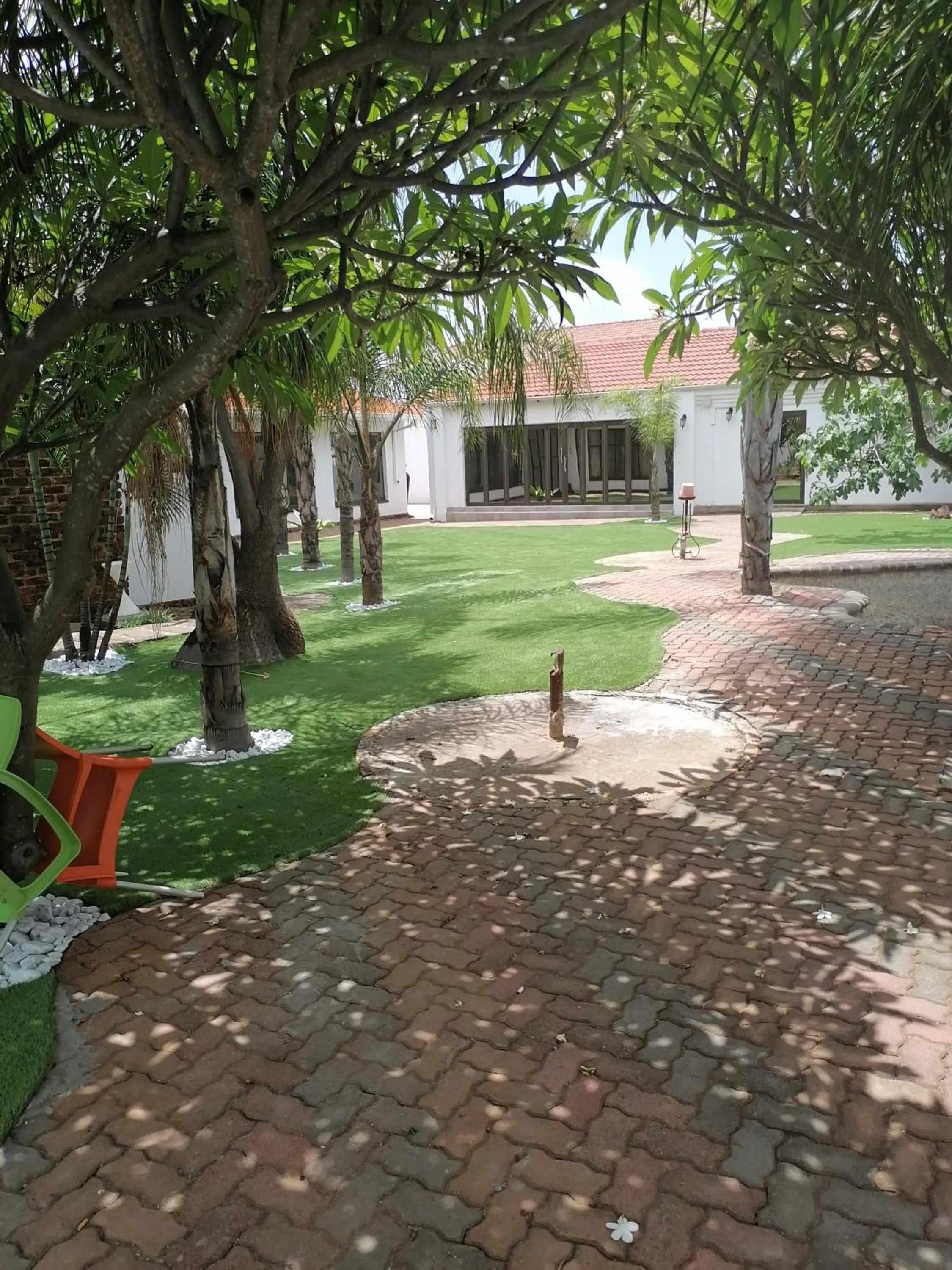 Garden view in The Shamrock Hotel