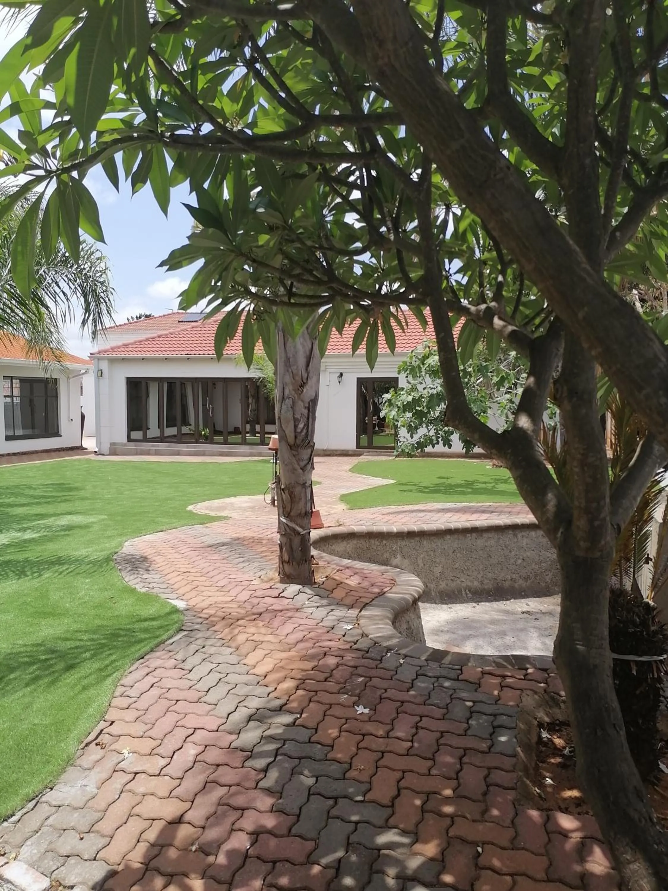 Garden view in The Shamrock Hotel