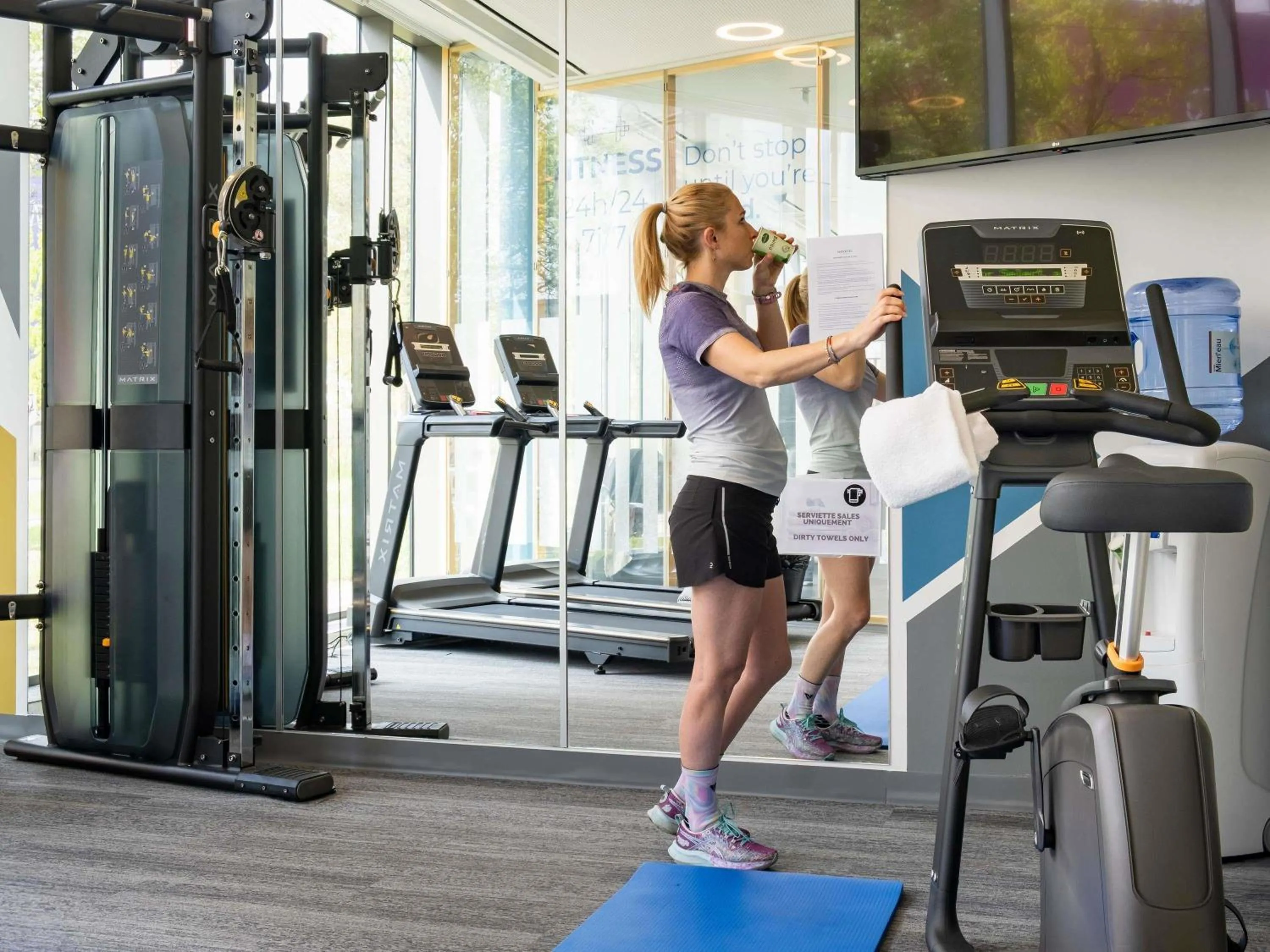 Fitness centre/facilities in Novotel Suites Luxembourg