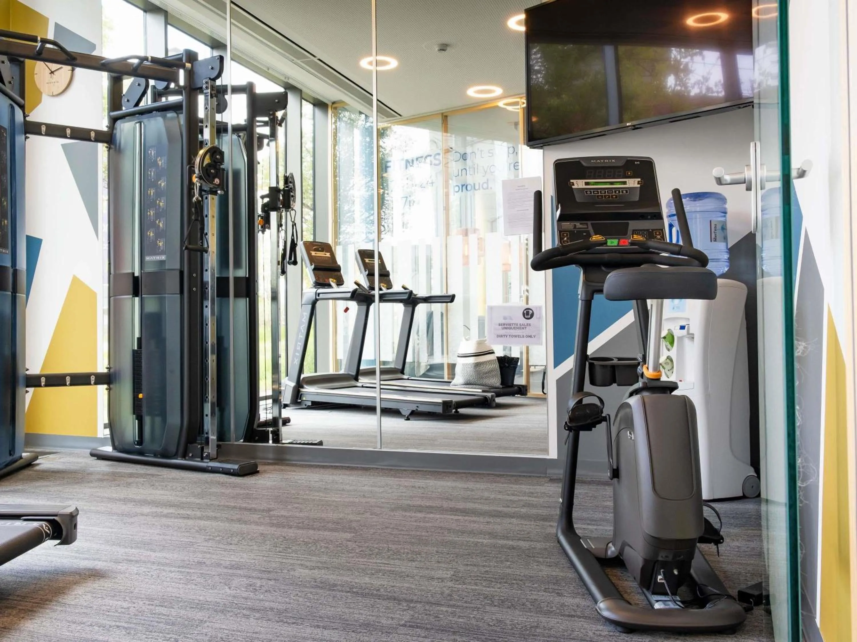 Fitness centre/facilities in Novotel Suites Luxembourg