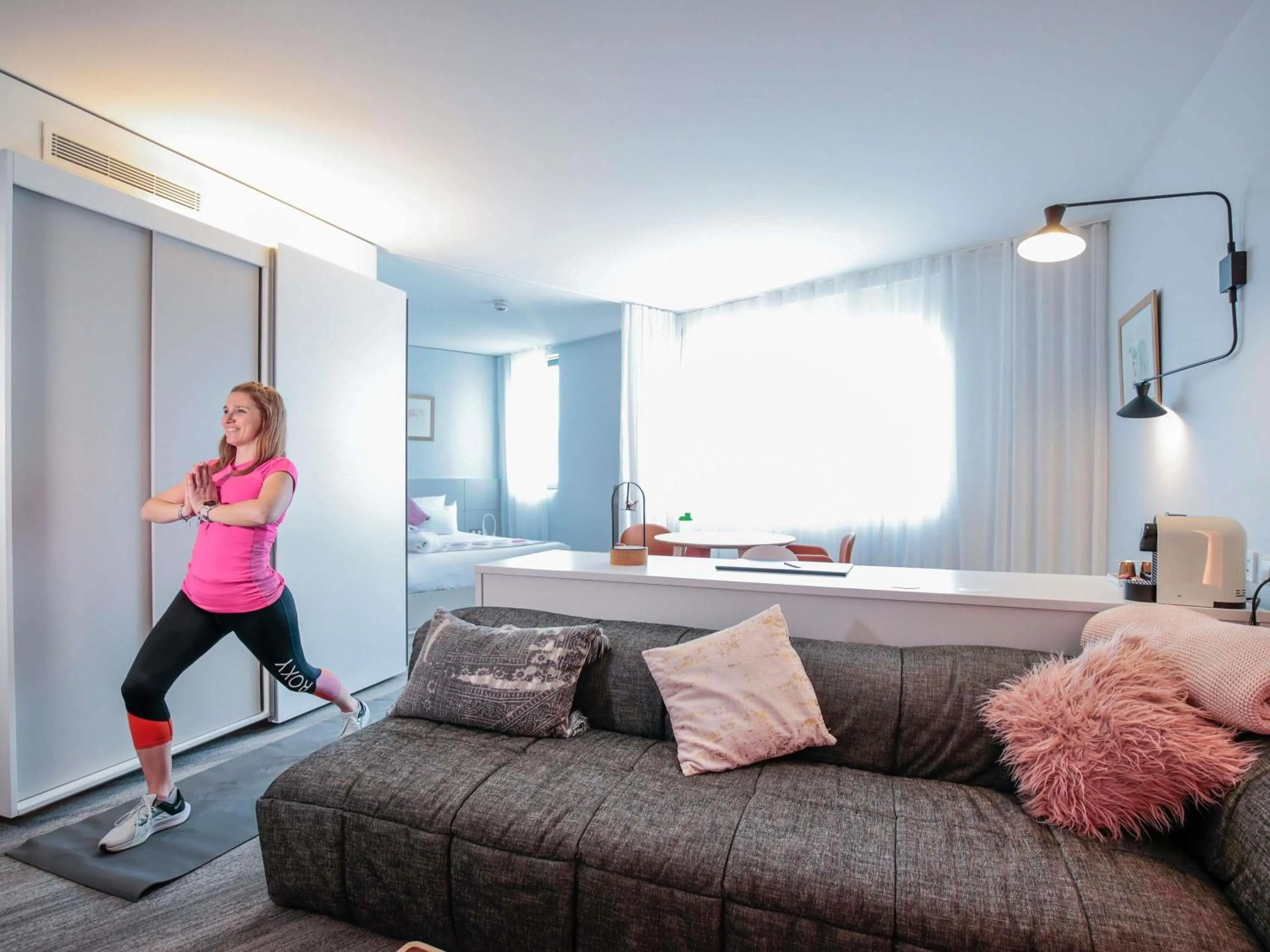 Bedroom in Novotel Suites Luxembourg