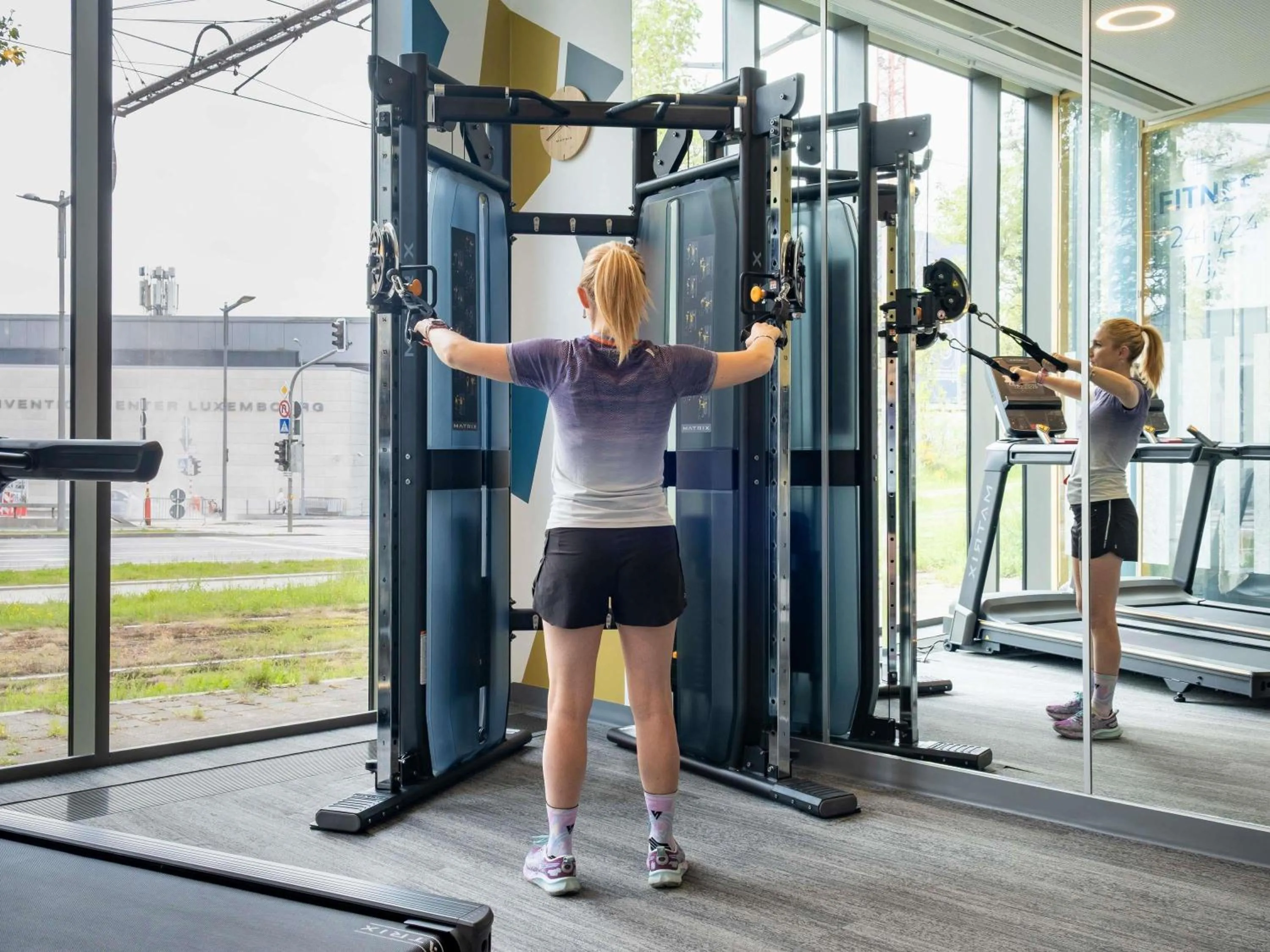 Fitness centre/facilities in Novotel Suites Luxembourg