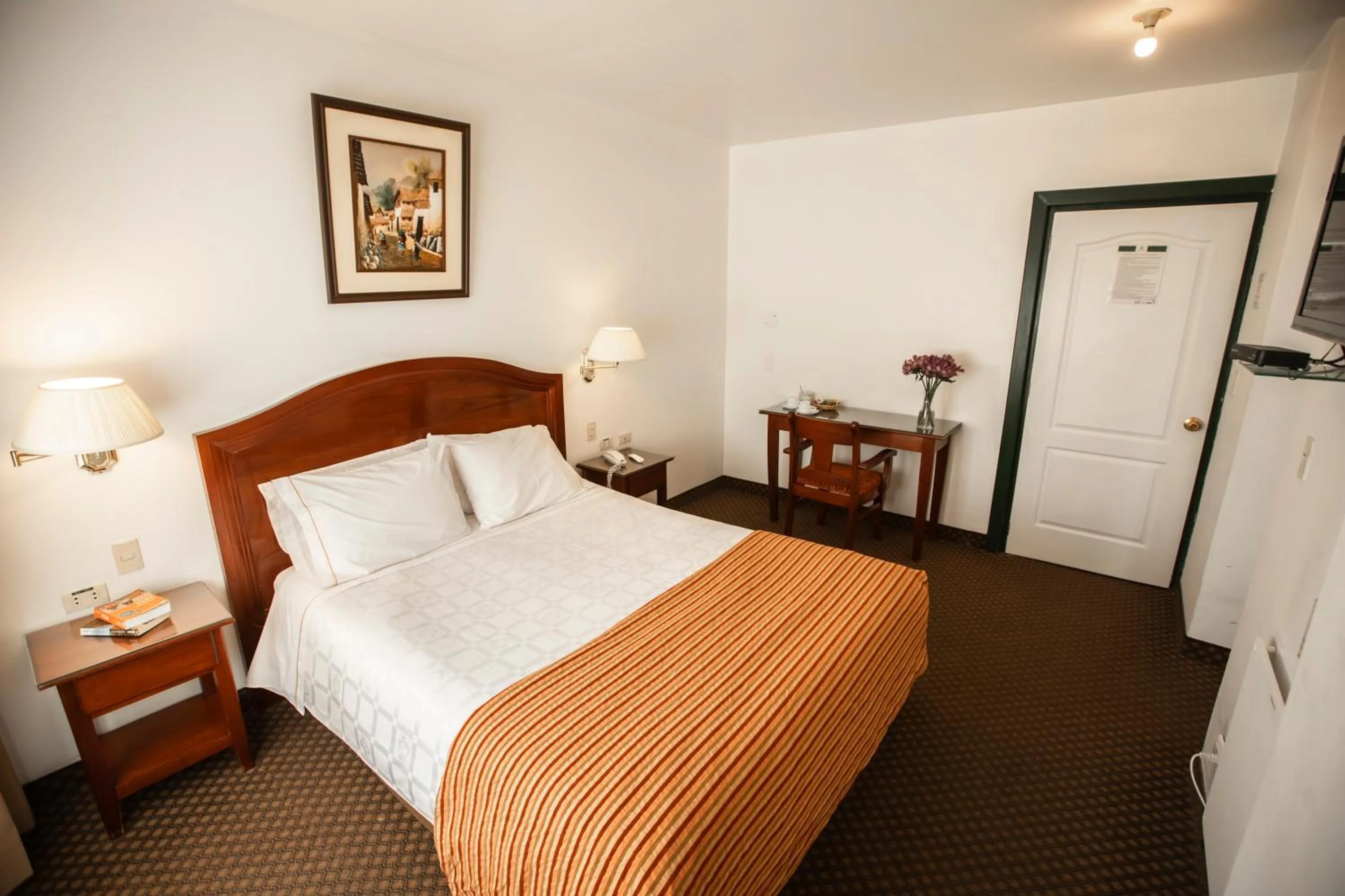 Photo of the whole room, Bed in Hotel Hacienda Puno Centro Histórico