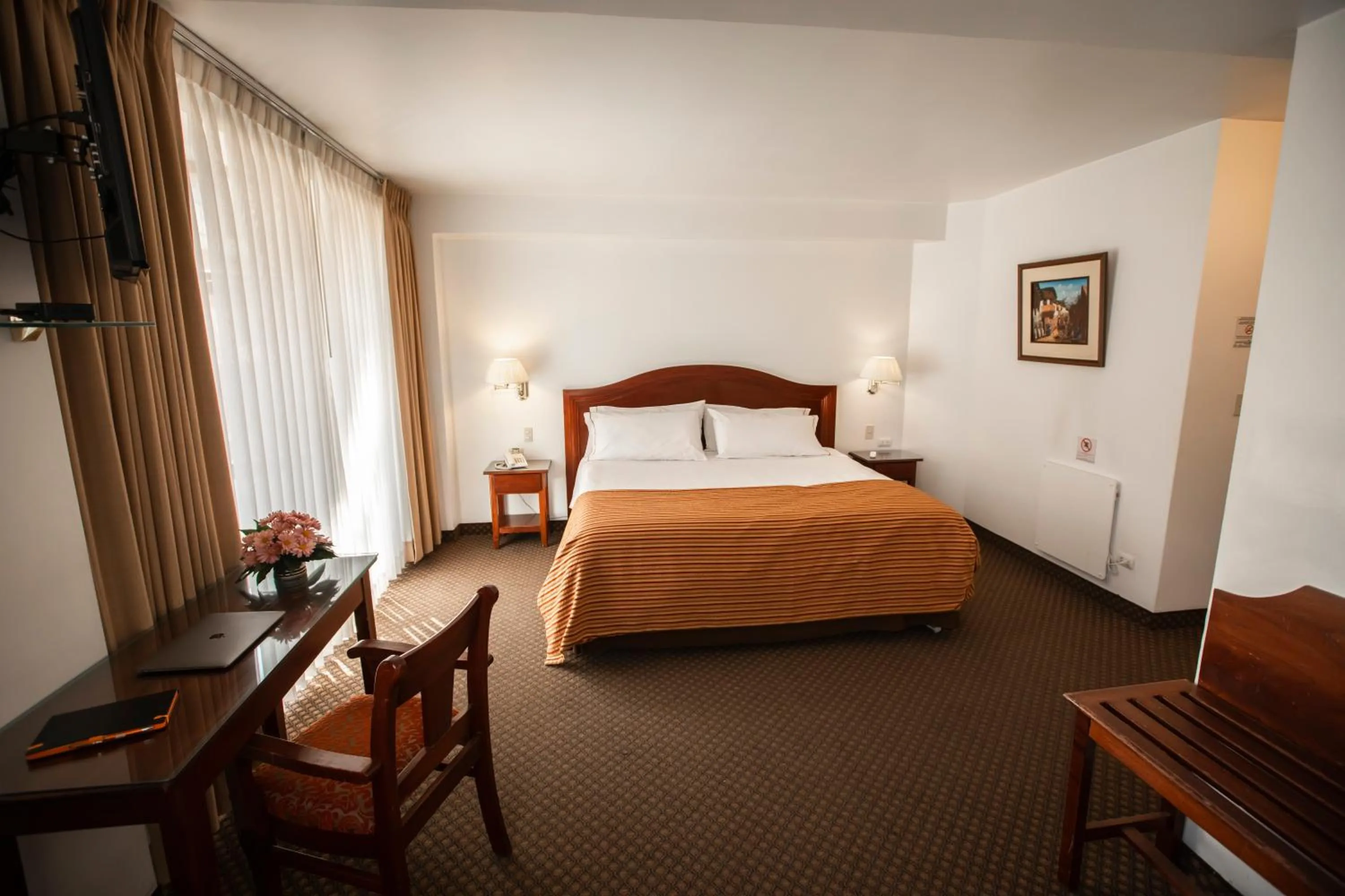 Photo of the whole room, Bed in Hotel Hacienda Puno Centro Histórico