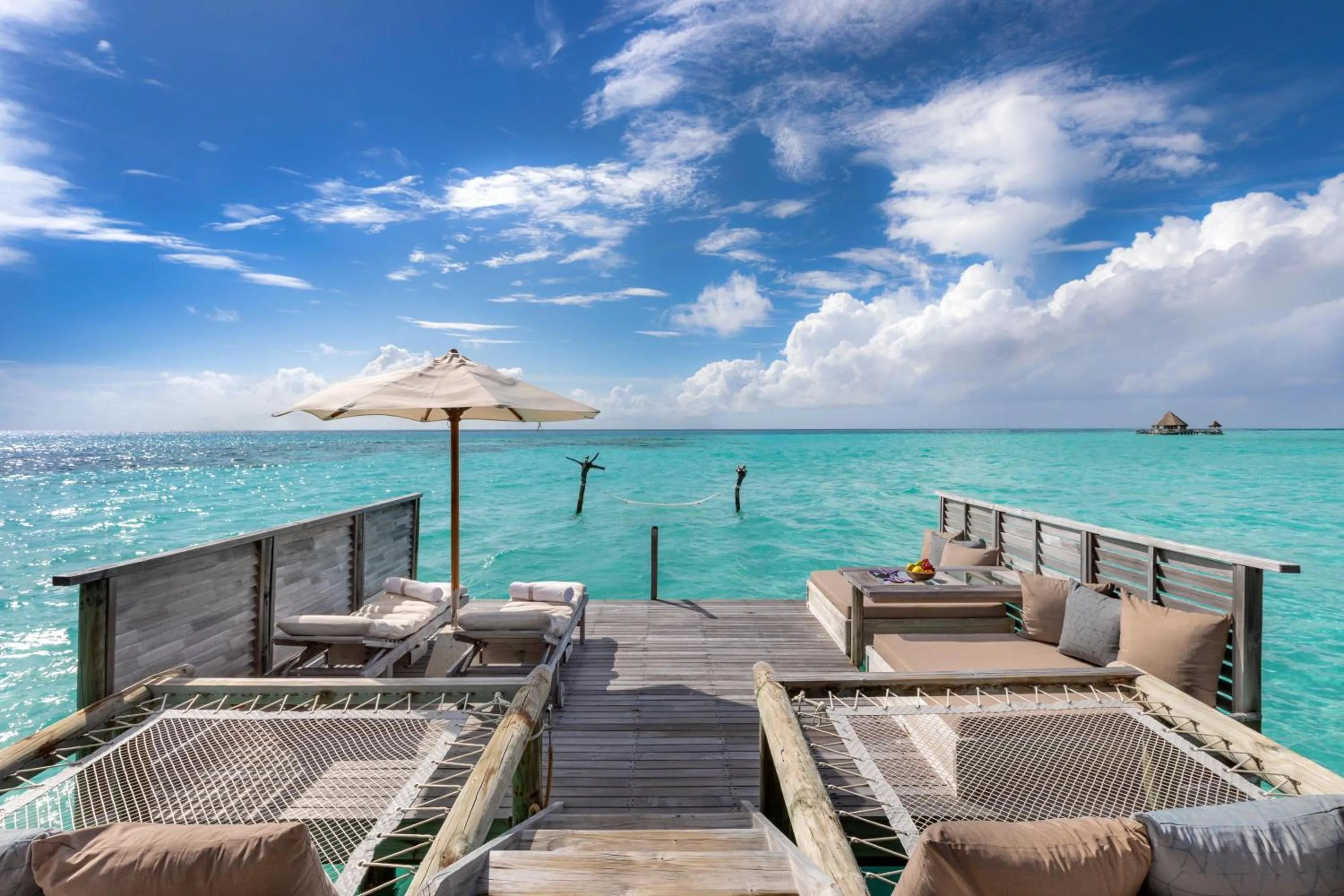 Patio in Gili Lankanfushi Maldives