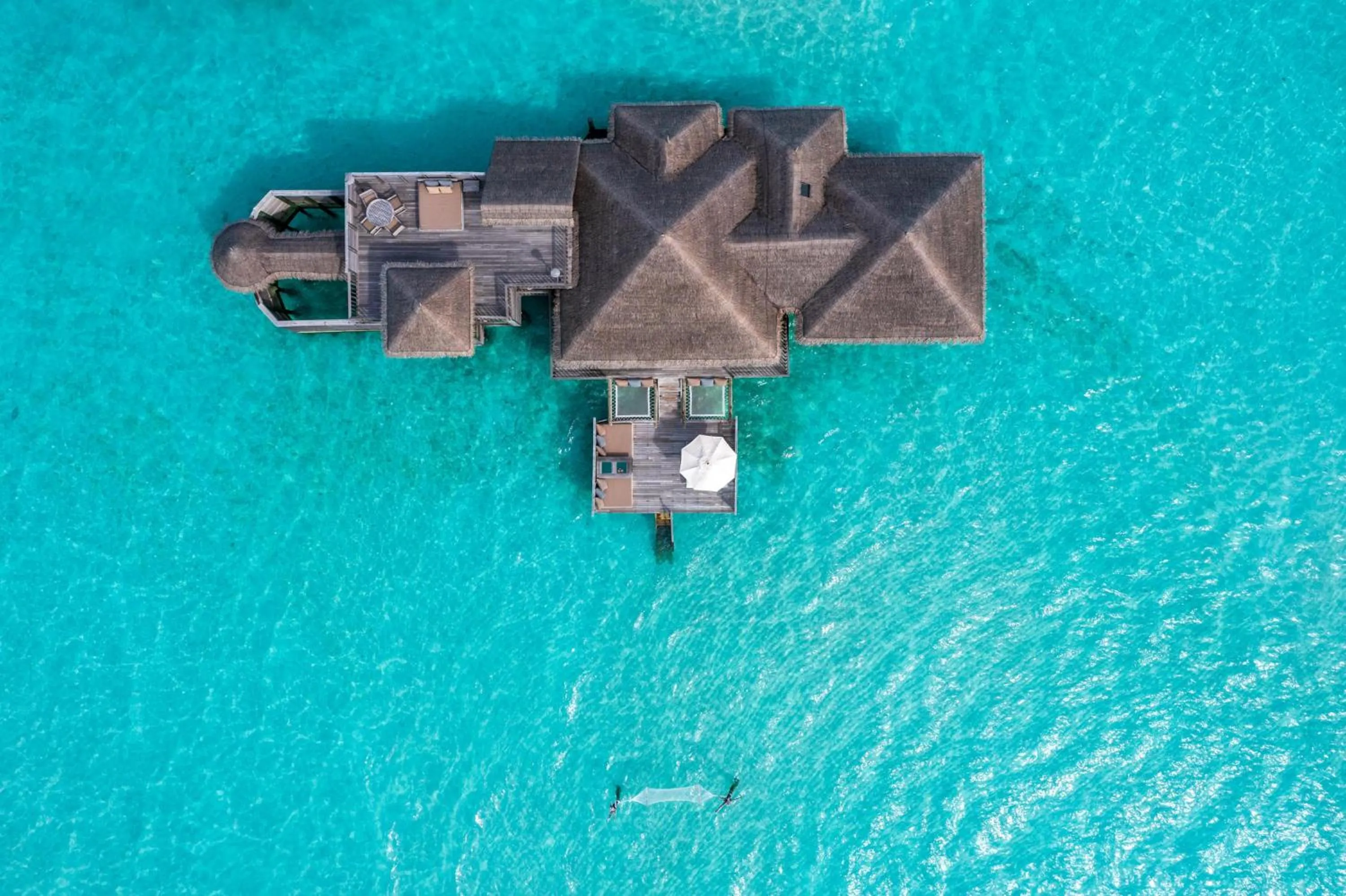 Bird's eye view in Gili Lankanfushi Maldives