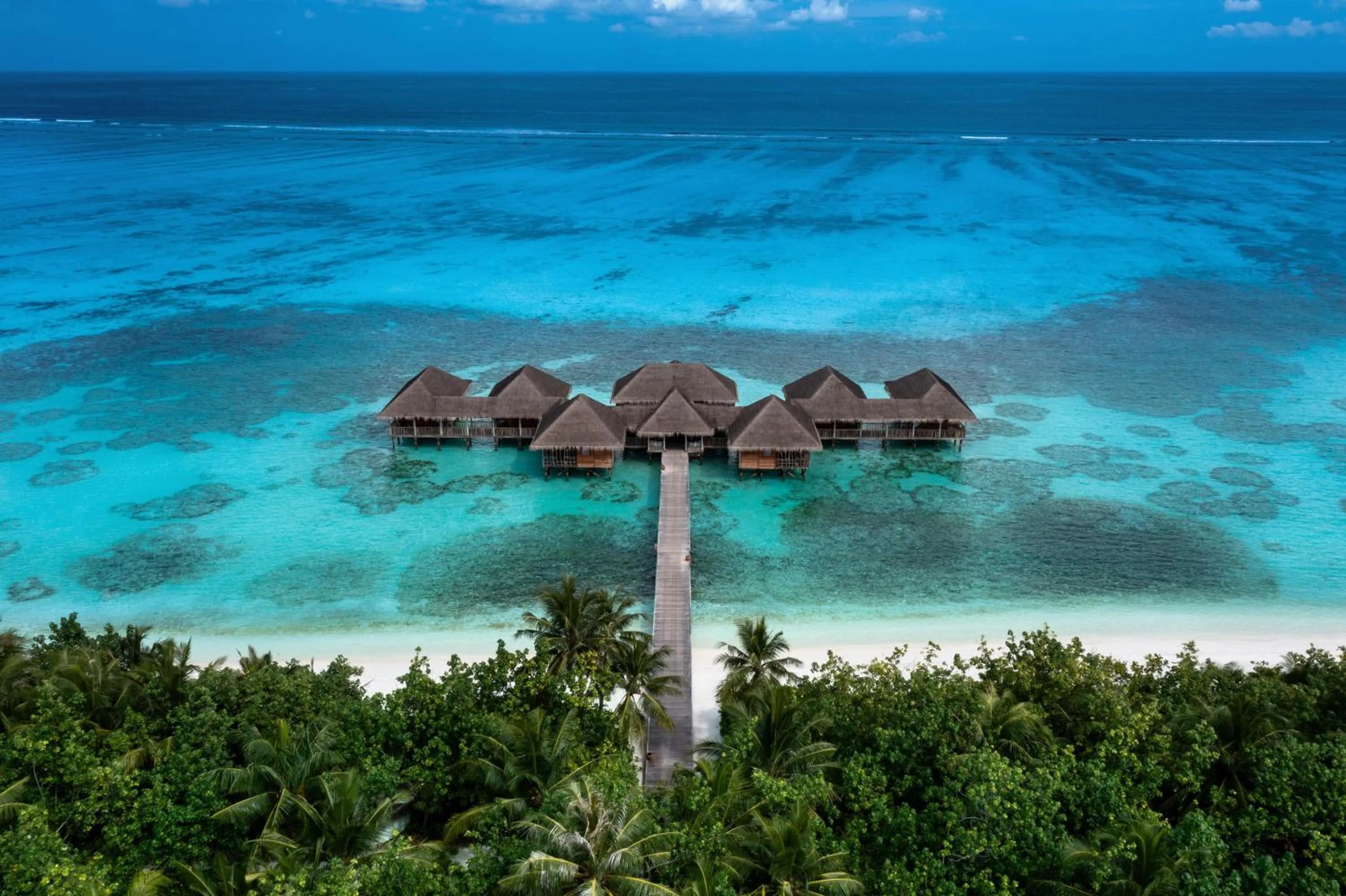 Bird's eye view in Gili Lankanfushi Maldives