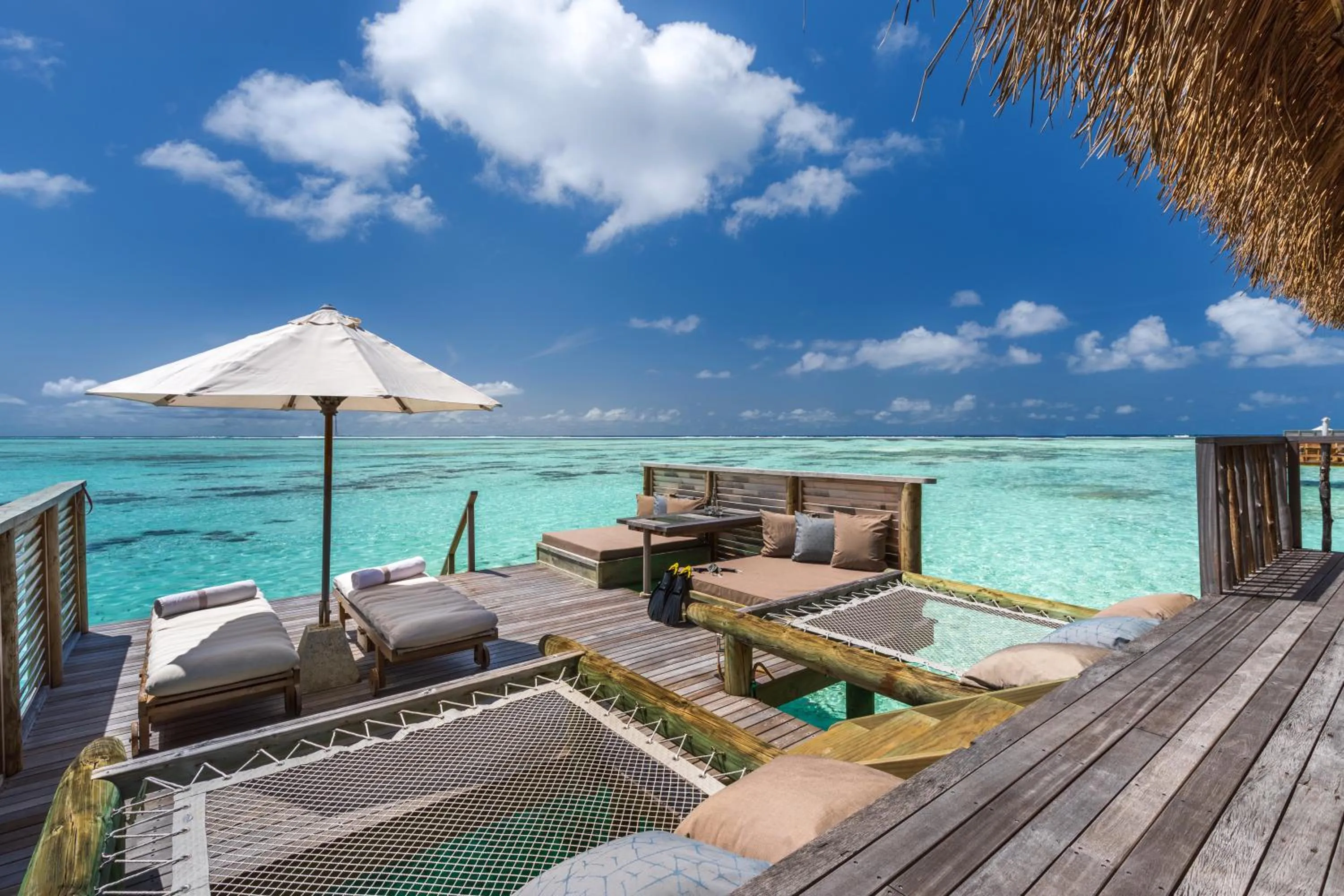 Patio in Gili Lankanfushi Maldives