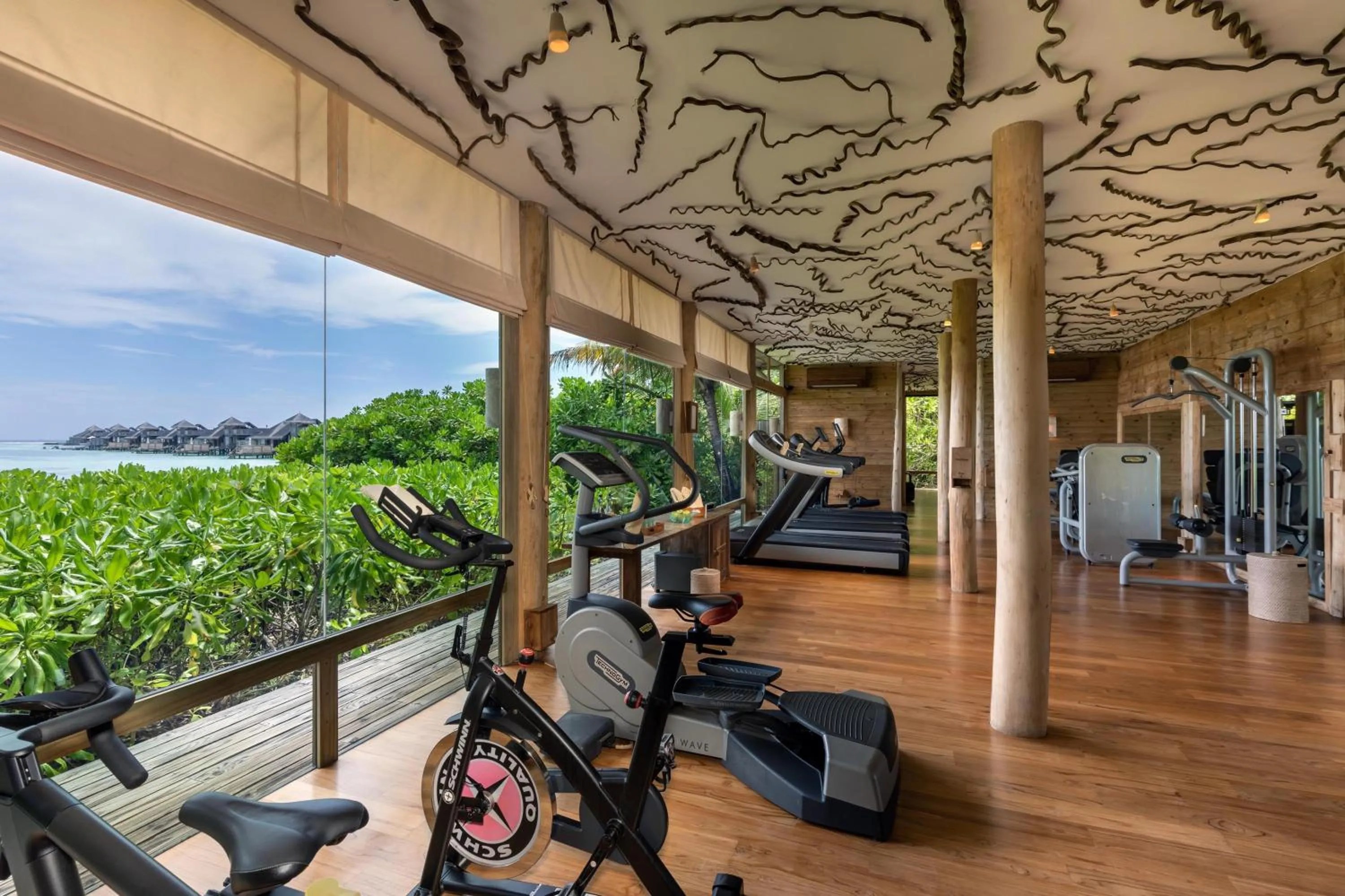 Fitness centre/facilities in Gili Lankanfushi Maldives