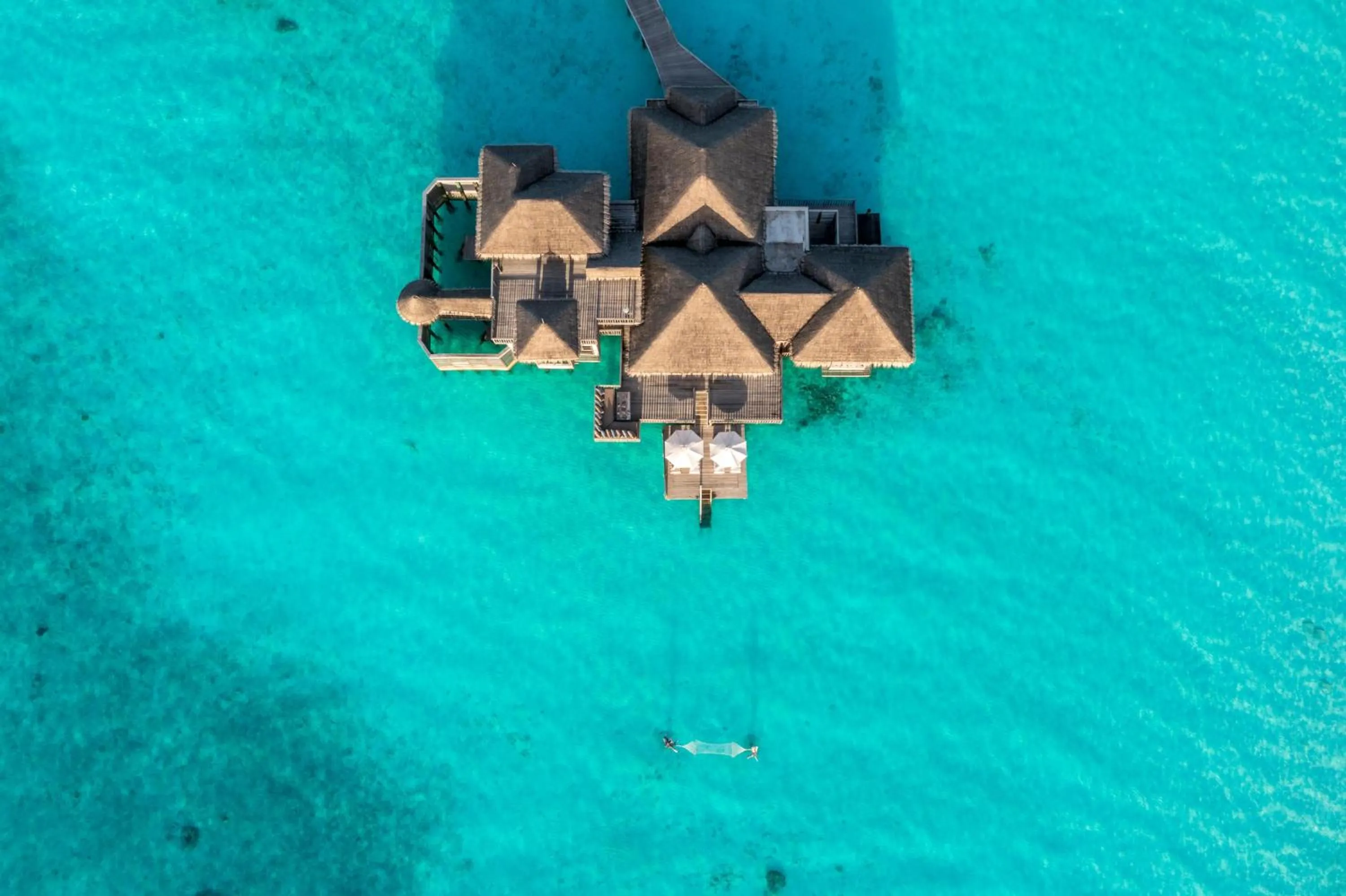 Bird's eye view in Gili Lankanfushi Maldives