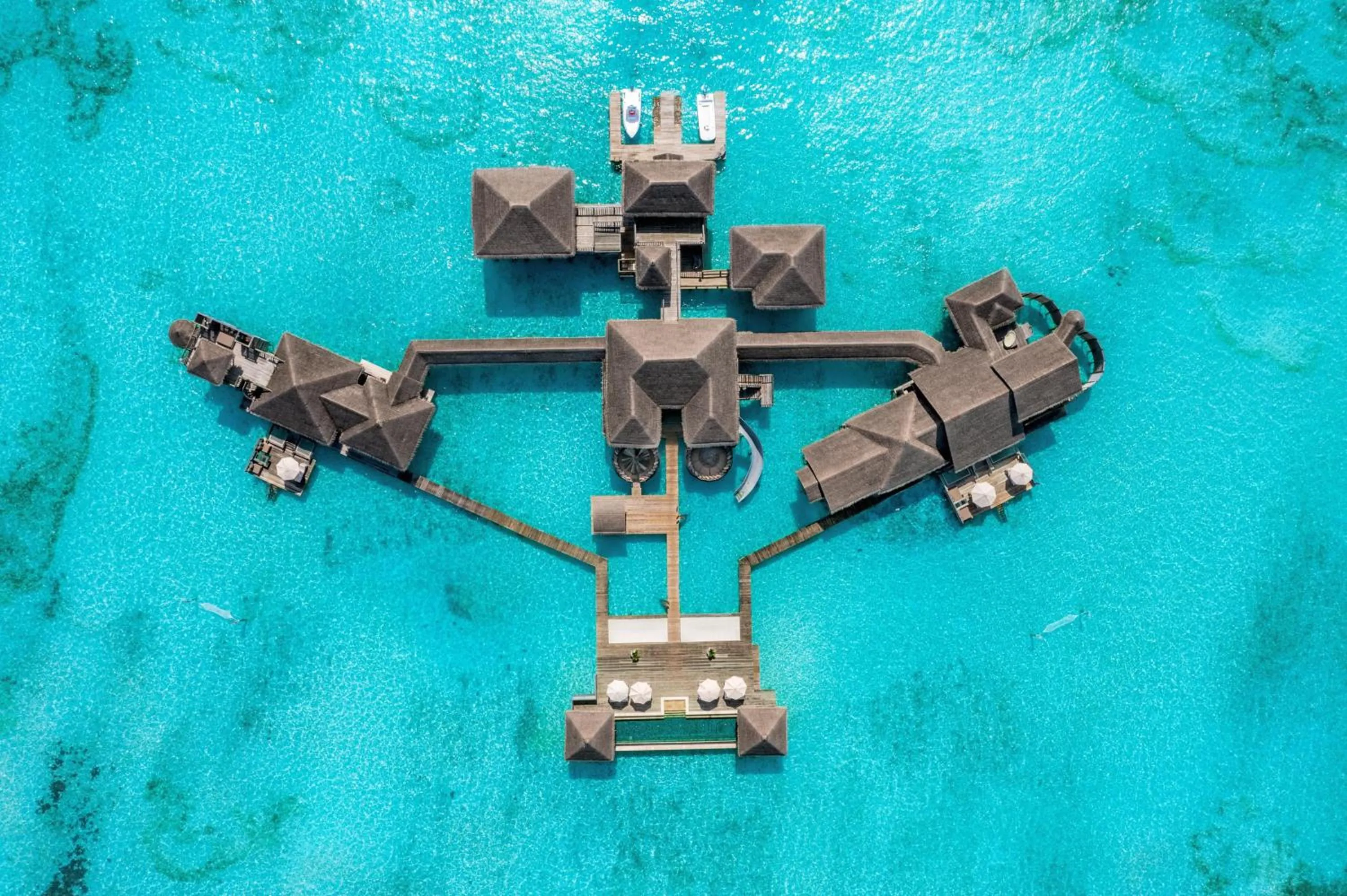 Bird's eye view in Gili Lankanfushi Maldives