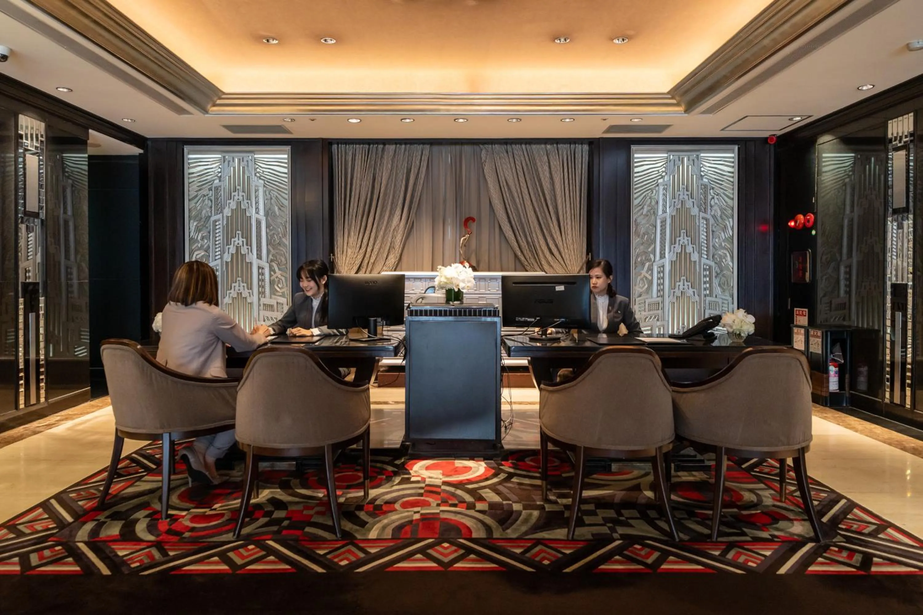 Lobby or reception in The Landis Taipei